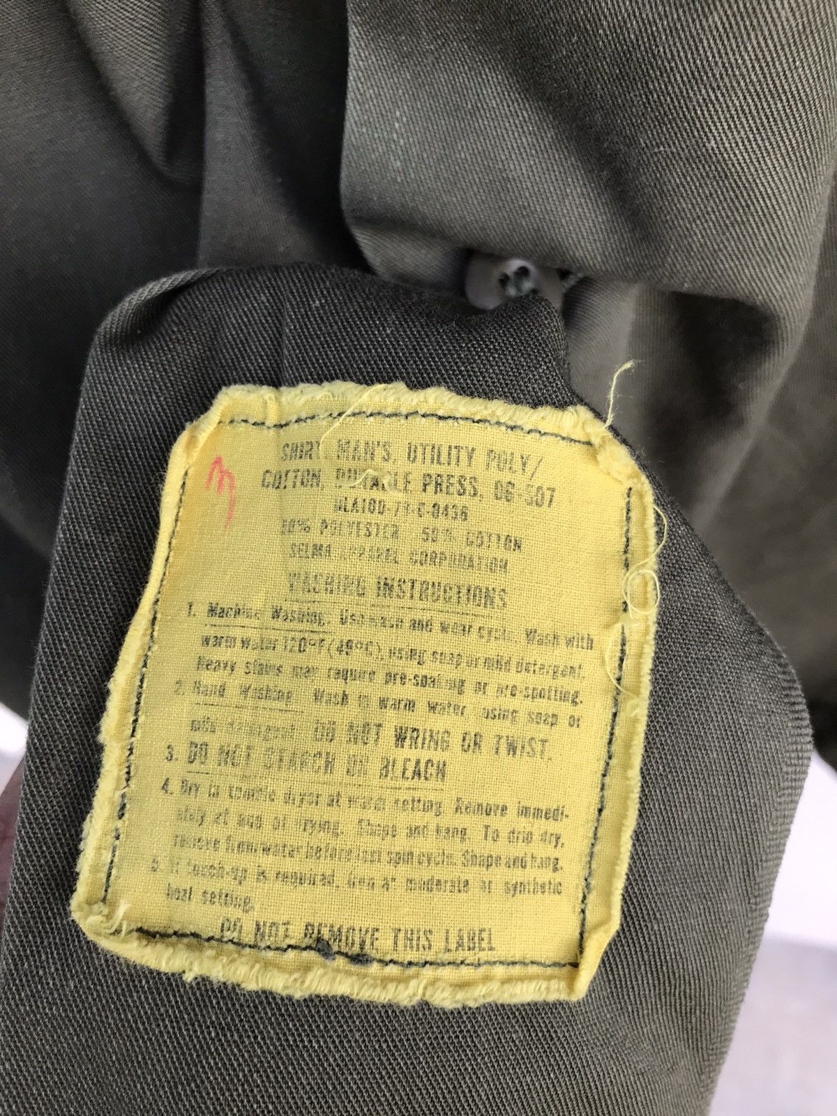 Vintage Vintage U.S Army Custom Light Button Shirts Jacket Size US M / EU 48-50 / 2 - 8 Thumbnail