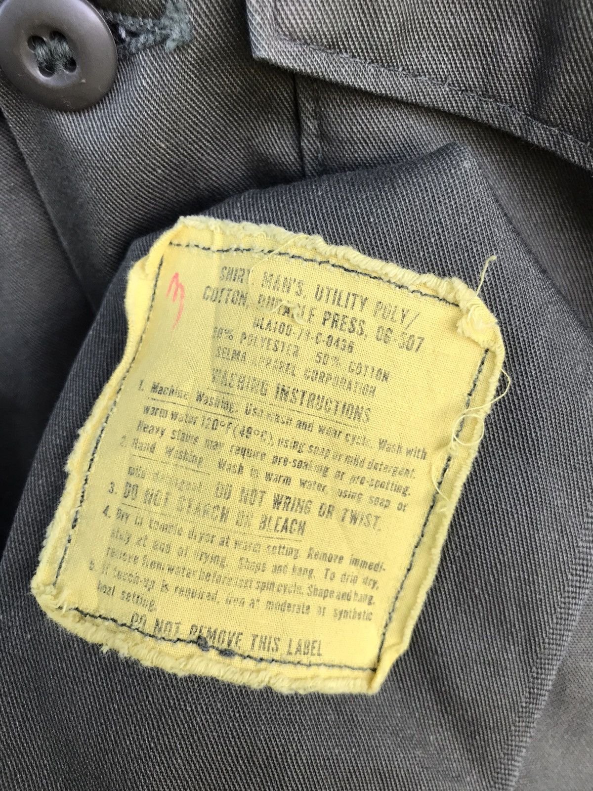 Vintage Vintage U.S Army Custom Light Button Shirts Jacket Size US M / EU 48-50 / 2 - 9 Thumbnail