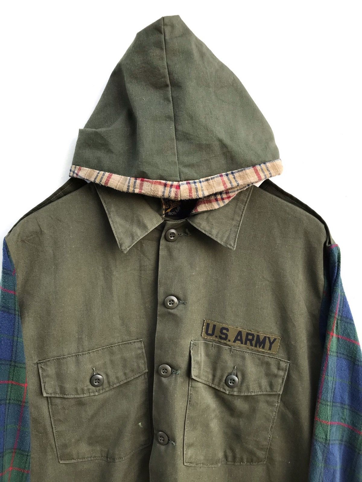 Vintage Vintage U.S Army Custom Light Button Shirts Jacket Size US M / EU 48-50 / 2 - 3 Thumbnail