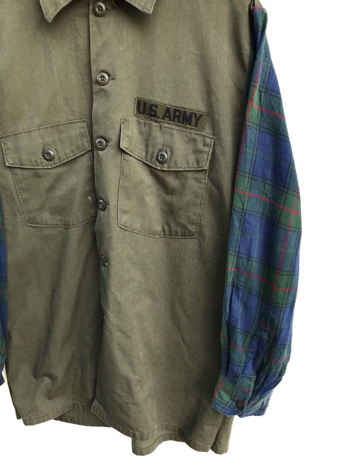 Vintage Vintage U.S Army Custom Light Button Shirts Jacket Size US M / EU 48-50 / 2 - 4 Thumbnail