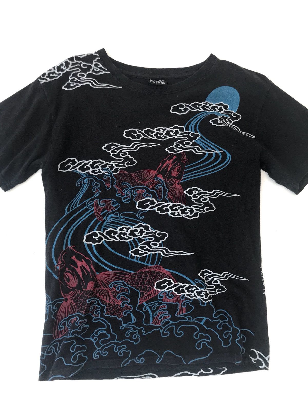 Japanese Brand Japanese Brand Bullet Noise Koi Fish Sukajan T-Shirt Size US M / EU 48-50 / 2 - 2 Thumbnail