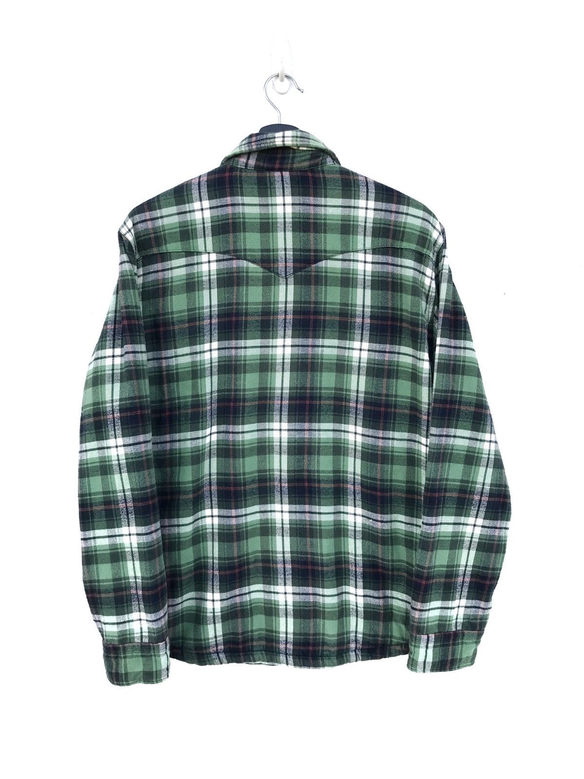 Uniqlo Uniqlo Checkered Button Flannel Fleece Lining Shirt Jacket Size US M / EU 48-50 / 2 - 2 Thumbnail