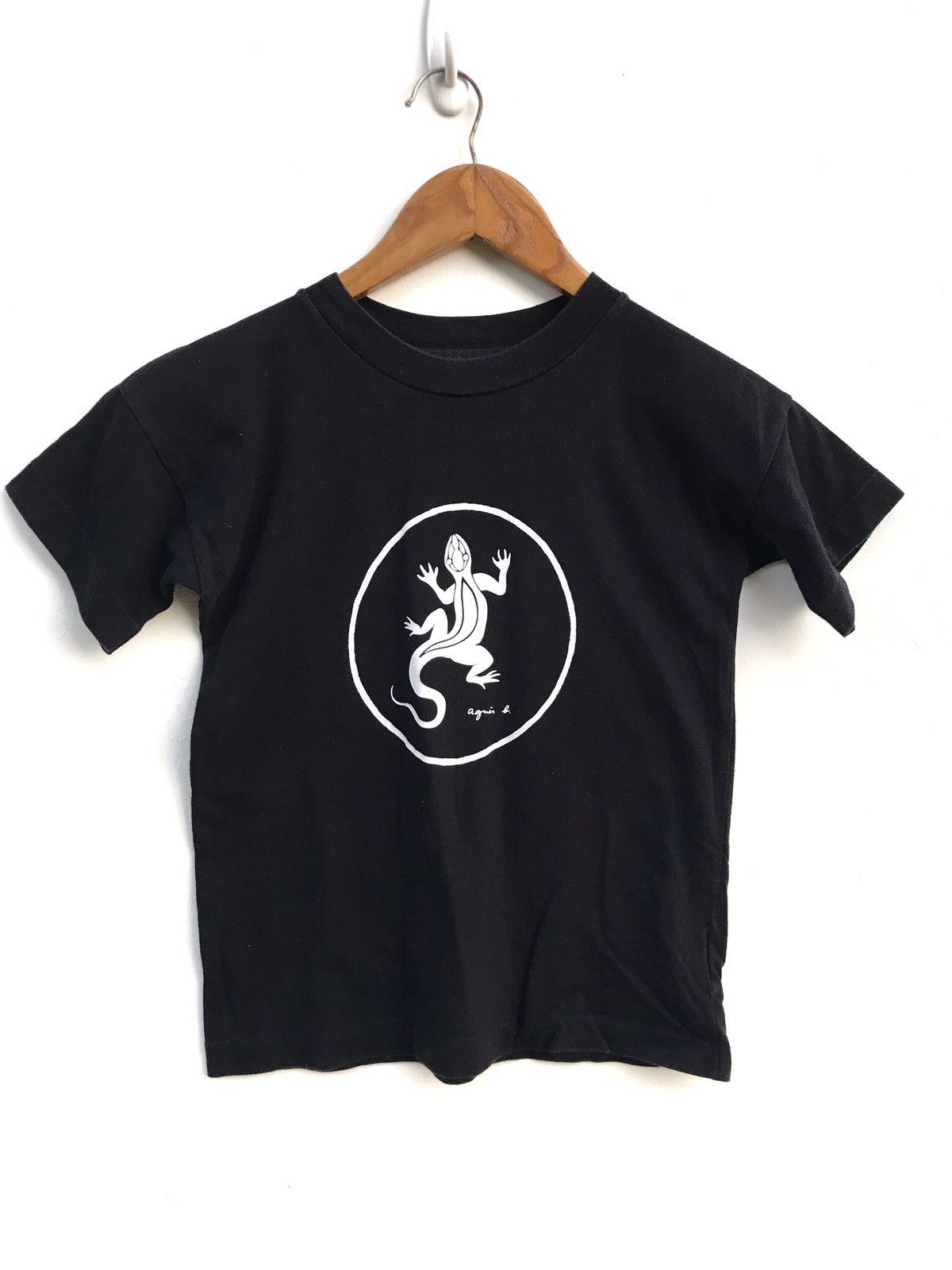 agnes b. Vintage AGNES B. Gecko Logo T-Shirt Size US XXS / EU 40 - 1 Thumbnail