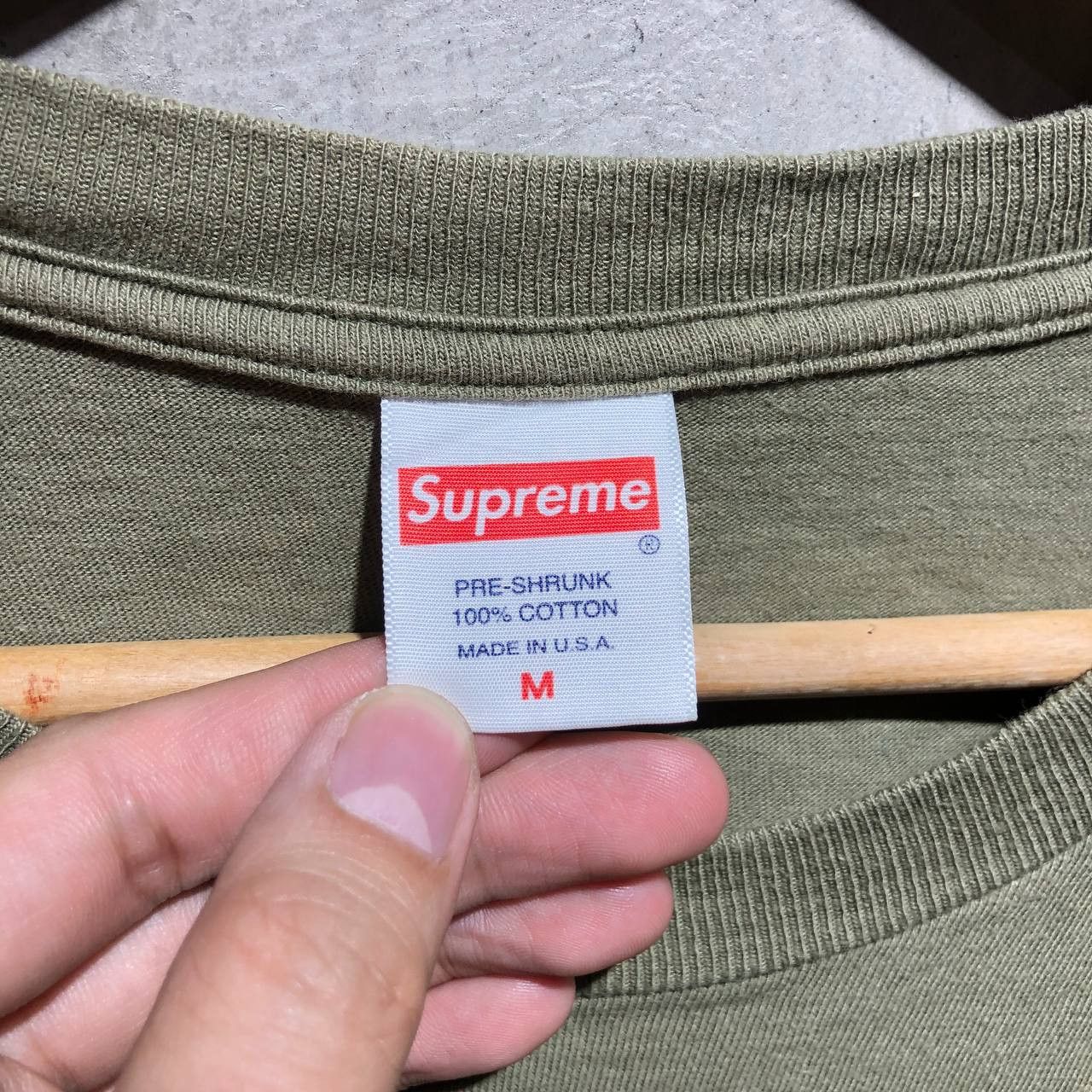 Supreme Supreme Cross Box Logo tee Size US M / EU 48-50 / 2 - 3 Thumbnail