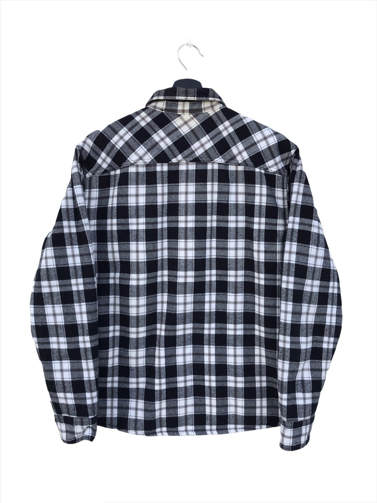 Flannel × Japanese Brand Japanese Brand Freude Checkered Shirts Jacket Fleece Lining Size US S / EU 44-46 / 1 - 2 Thumbnail