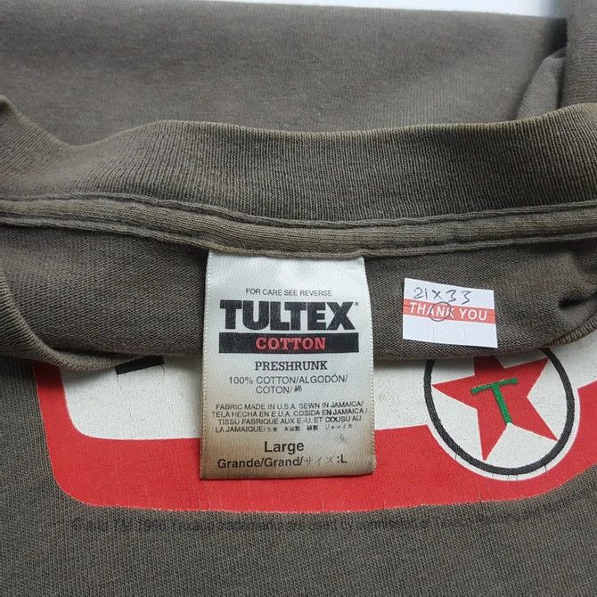 Vintage Vintage 90's TEXACO American Gasoline Streetwear T-Shirt/2 Size US L / EU 52-54 / 3 - 5 Thumbnail