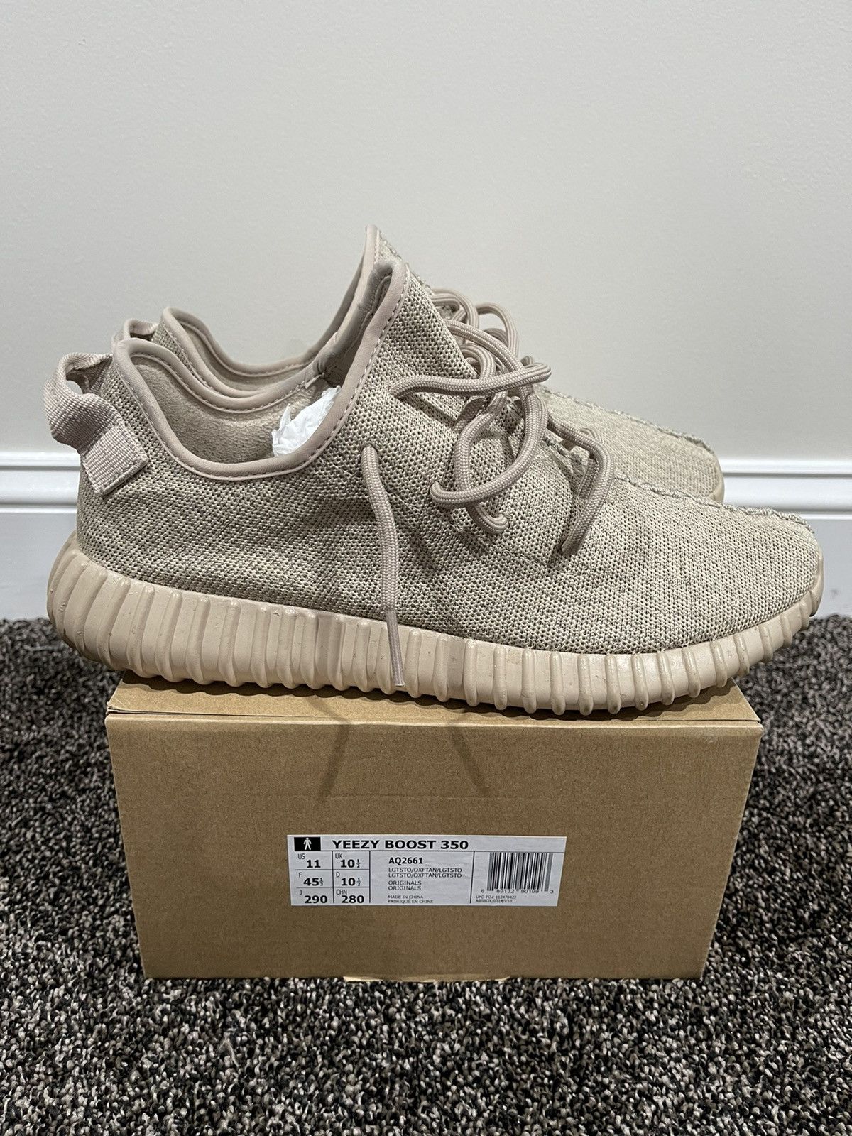 Adidas × Kanye West Yeezy Adidas Boost 350 Oxford Tan 2015 Size US 11 / EU 44 - 5 Thumbnail