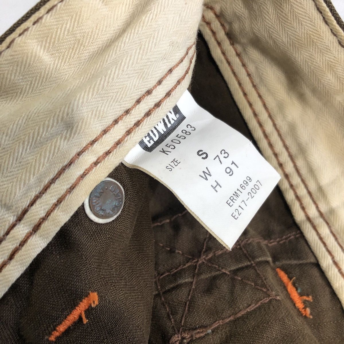 Edwin × Japanese Brand Edwin HBT 505 Triple Stitch Bondage Parachute Pant Size US 31 - 18 Thumbnail