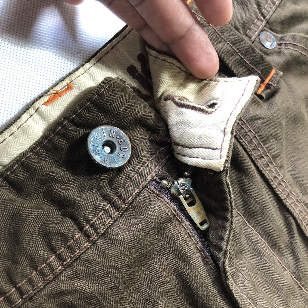 Edwin × Japanese Brand Edwin HBT 505 Triple Stitch Bondage Parachute Pant Size US 31 - 9 Thumbnail