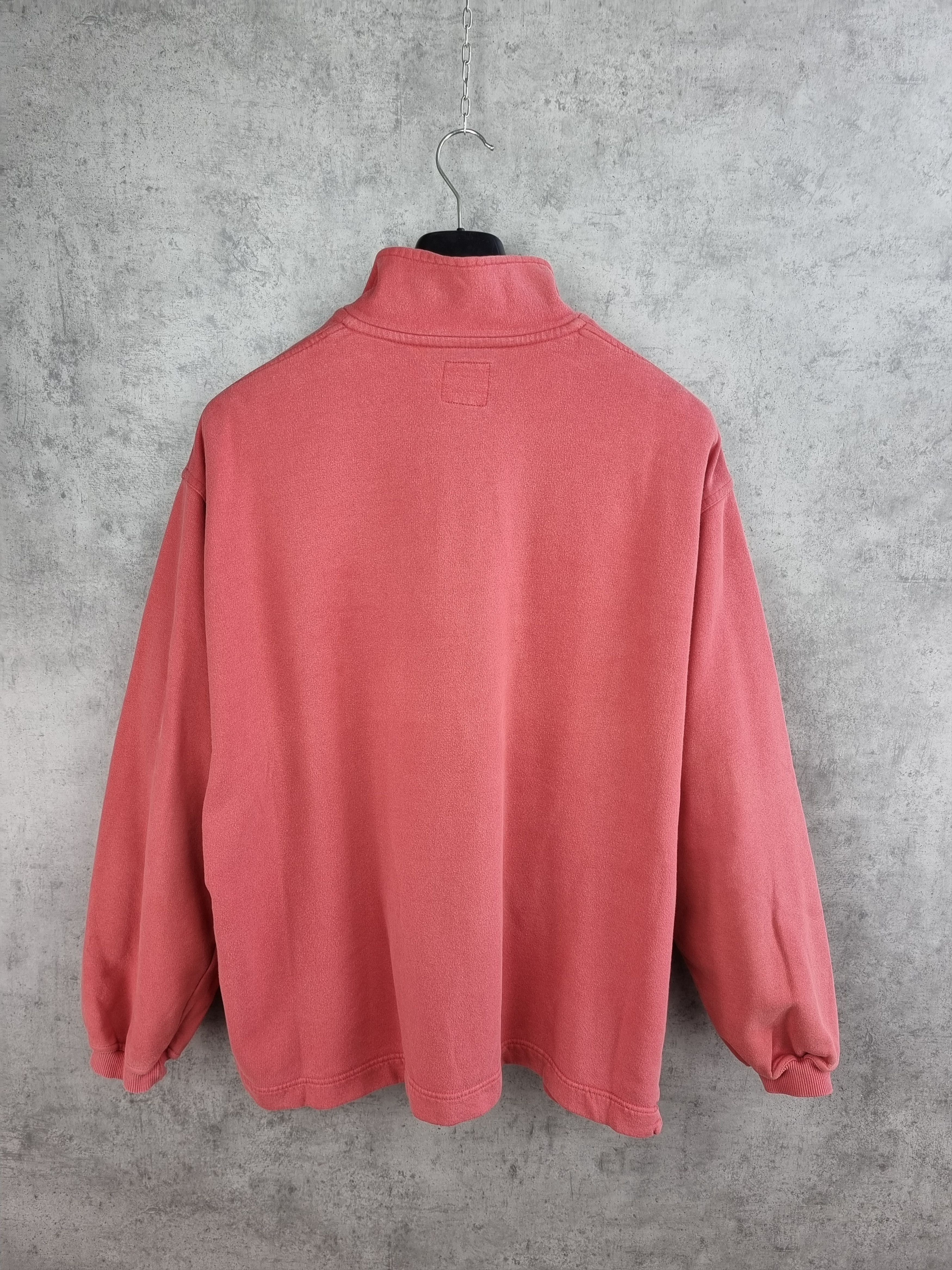 Nike × Vintage 90s NIKE AIR Thrashed Faded Distressed Half zip sweatshirt Size US XL / EU 56 / 4 - 5 Thumbnail