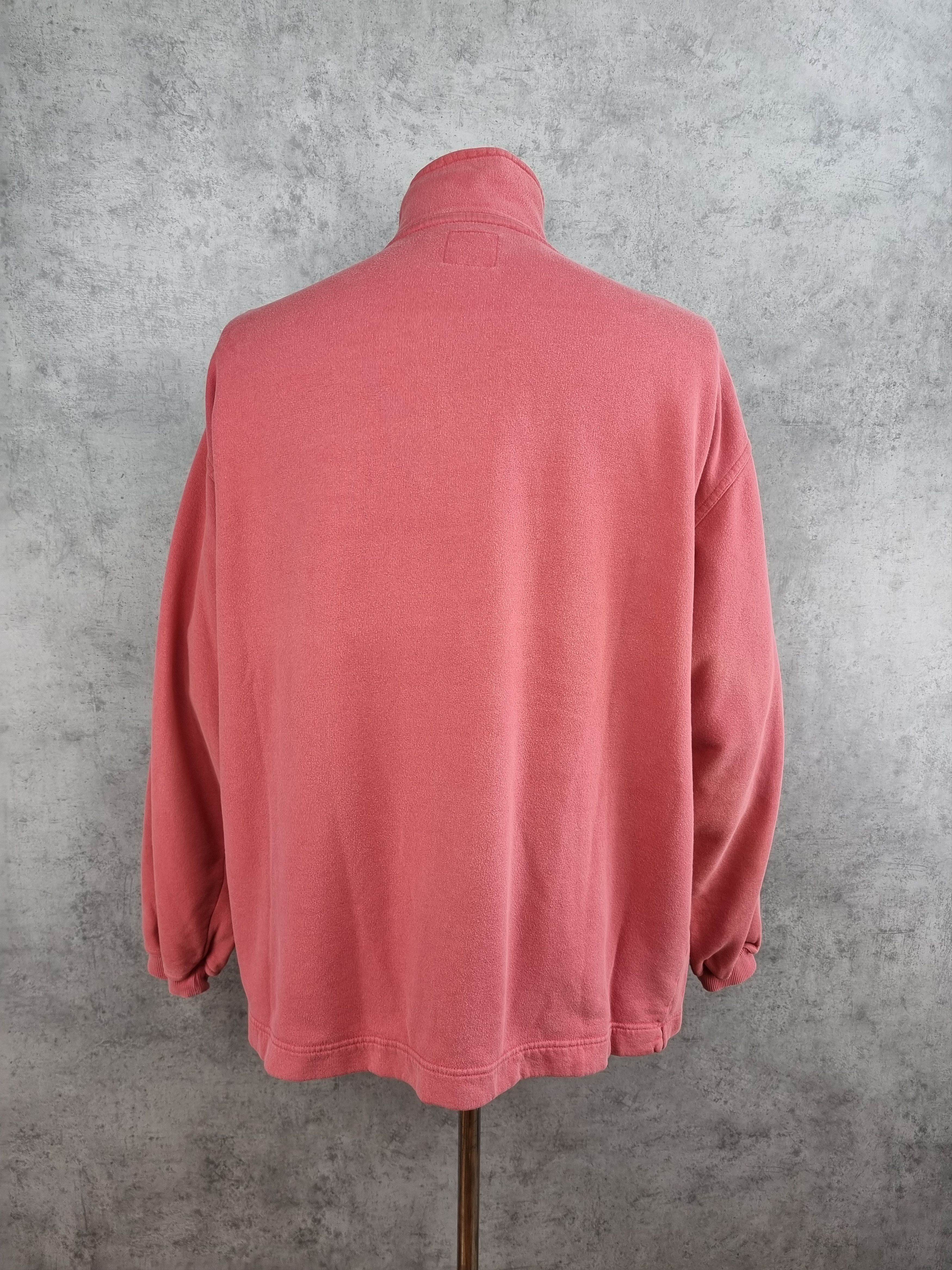 Nike × Vintage 90s NIKE AIR Thrashed Faded Distressed Half zip sweatshirt Size US XL / EU 56 / 4 - 7 Thumbnail