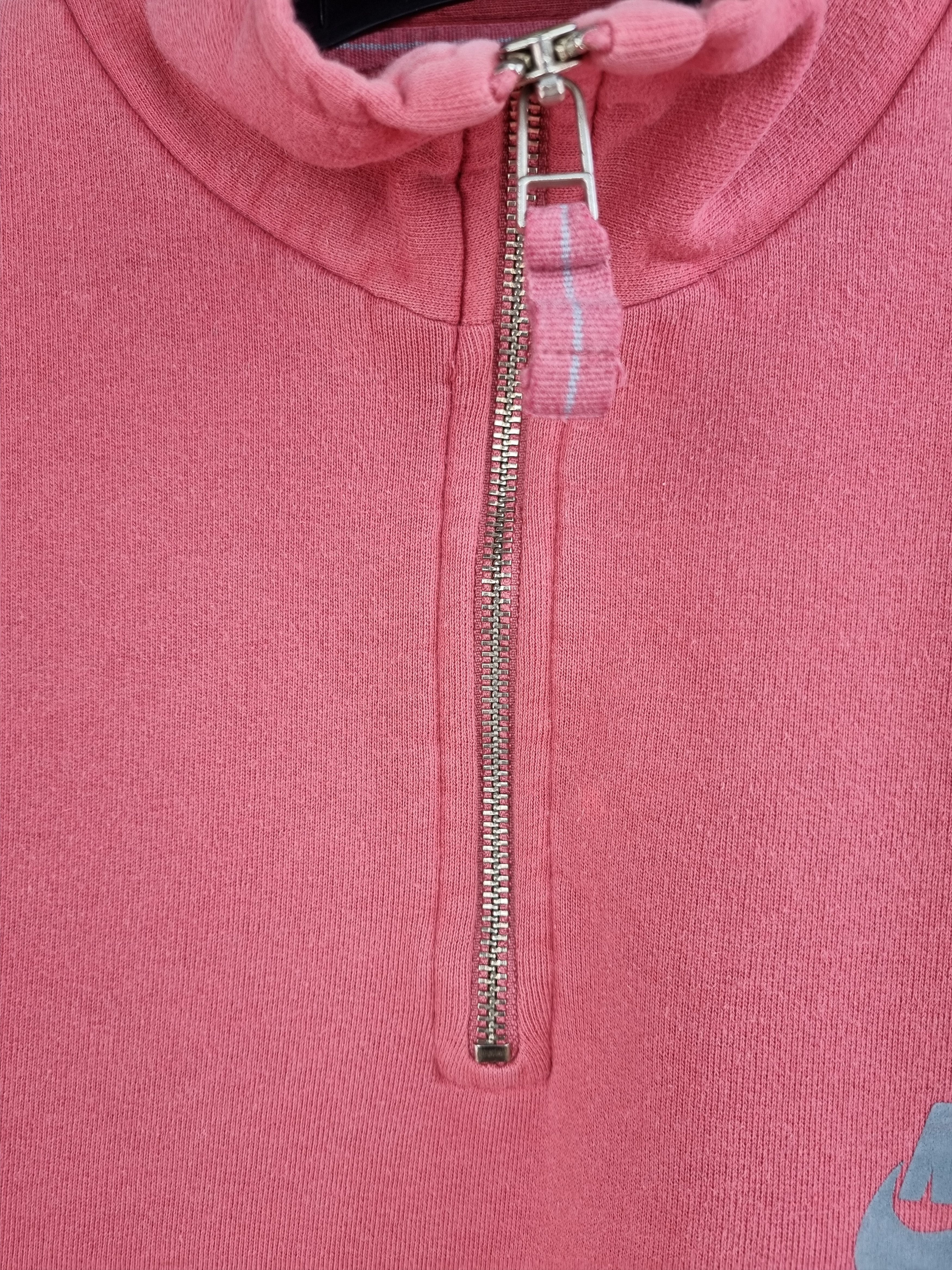 Nike × Vintage 90s NIKE AIR Thrashed Faded Distressed Half zip sweatshirt Size US XL / EU 56 / 4 - 11 Thumbnail