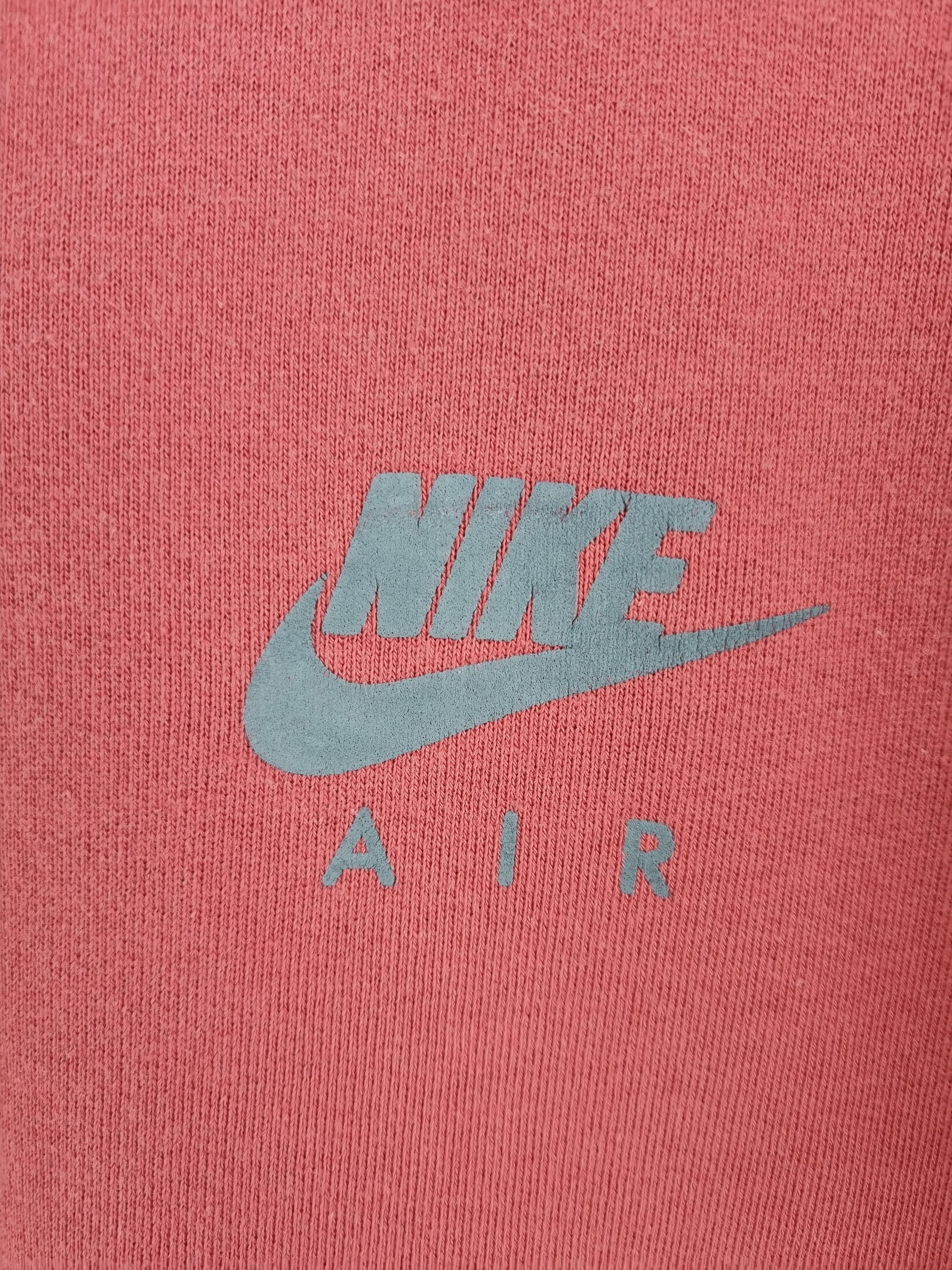Nike × Vintage 90s NIKE AIR Thrashed Faded Distressed Half zip sweatshirt Size US XL / EU 56 / 4 - 9 Thumbnail