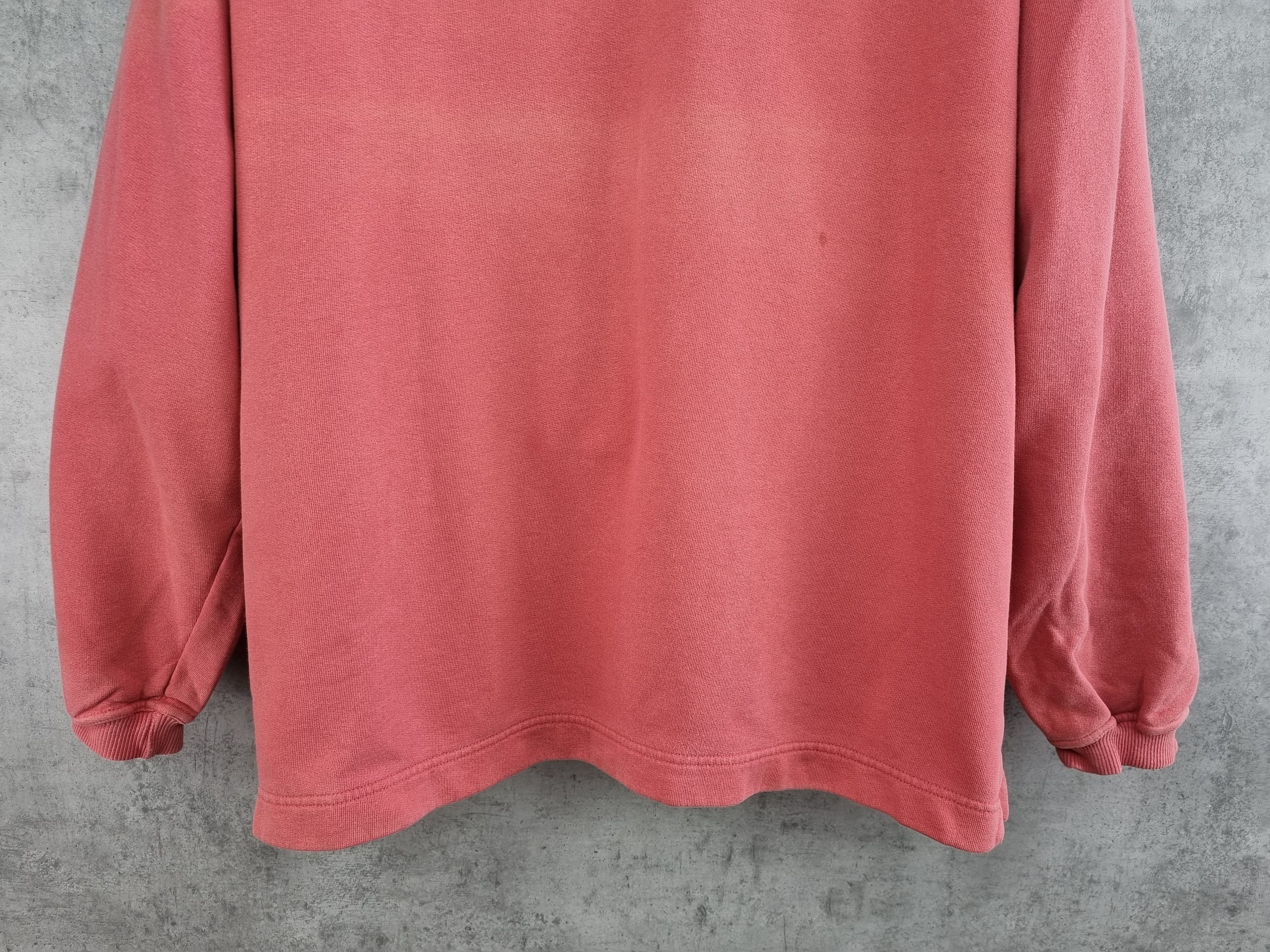 Nike × Vintage 90s NIKE AIR Thrashed Faded Distressed Half zip sweatshirt Size US XL / EU 56 / 4 - 18 Thumbnail