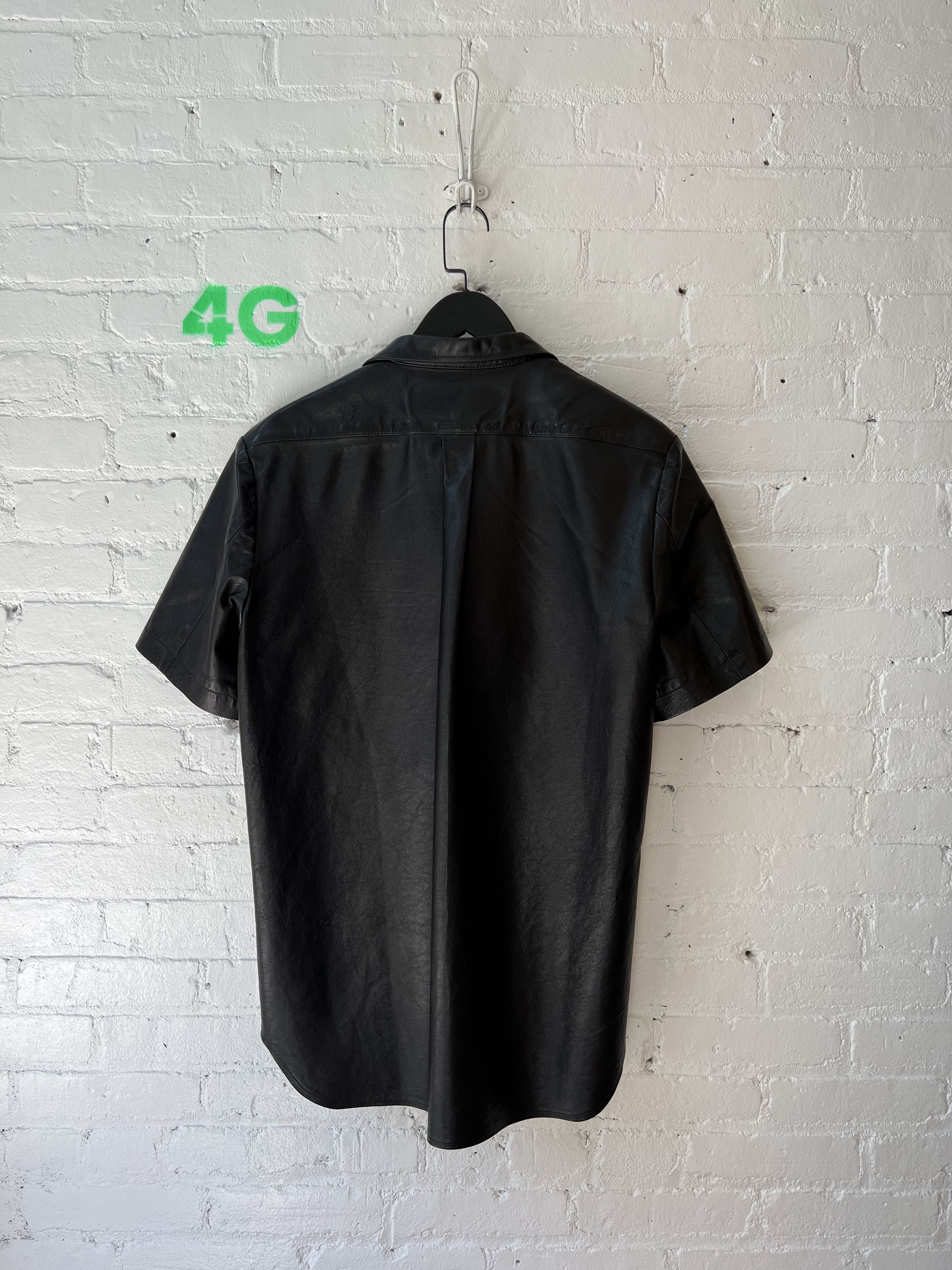 Chrome Hearts Chrome Hearts LEATHER Shirt Jacket SZ L 4Gseller Size US L / EU 52-54 / 3 - 8 Thumbnail