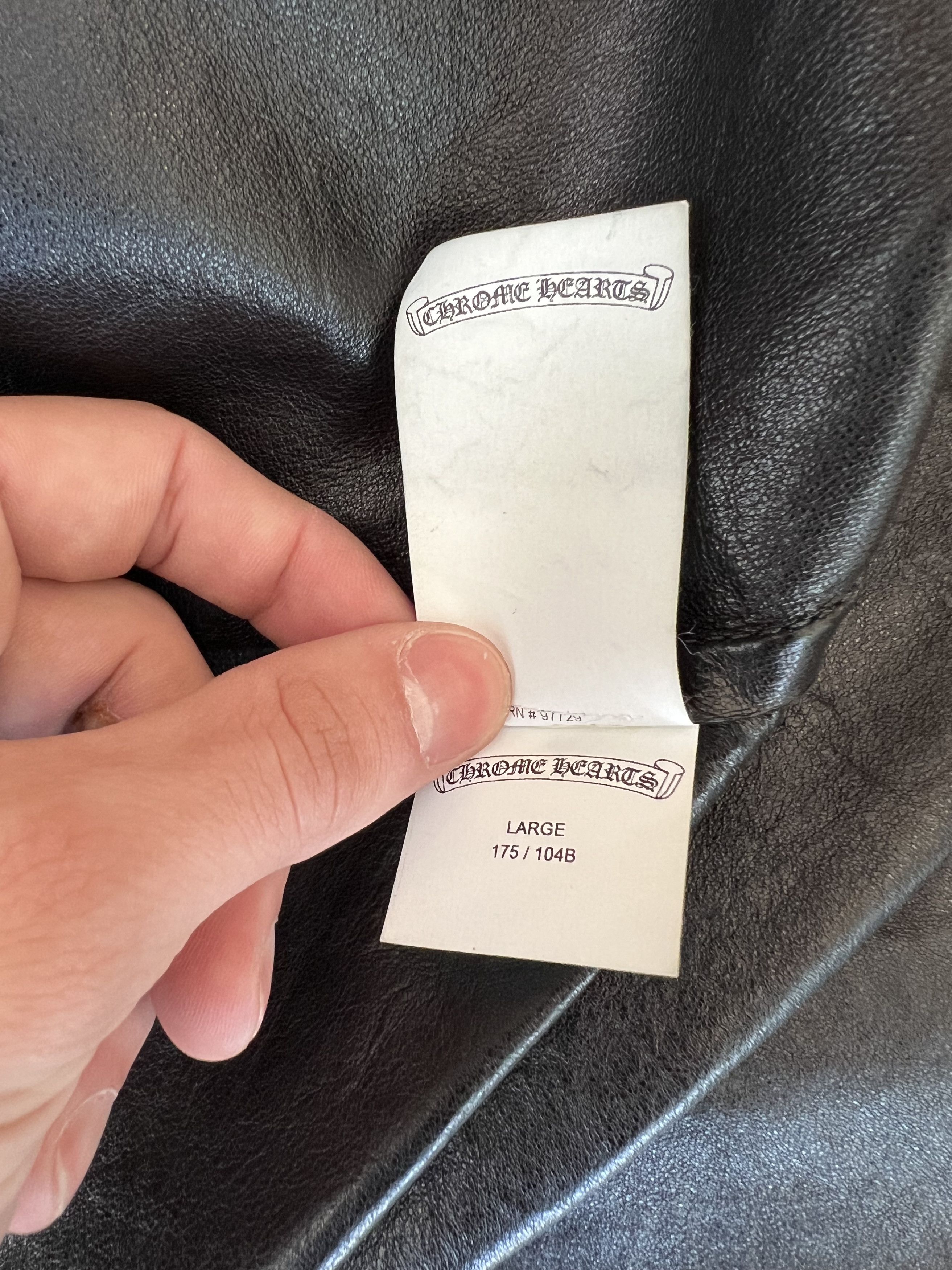 Chrome Hearts Chrome Hearts LEATHER Shirt Jacket SZ L 4Gseller Size US L / EU 52-54 / 3 - 11 Thumbnail
