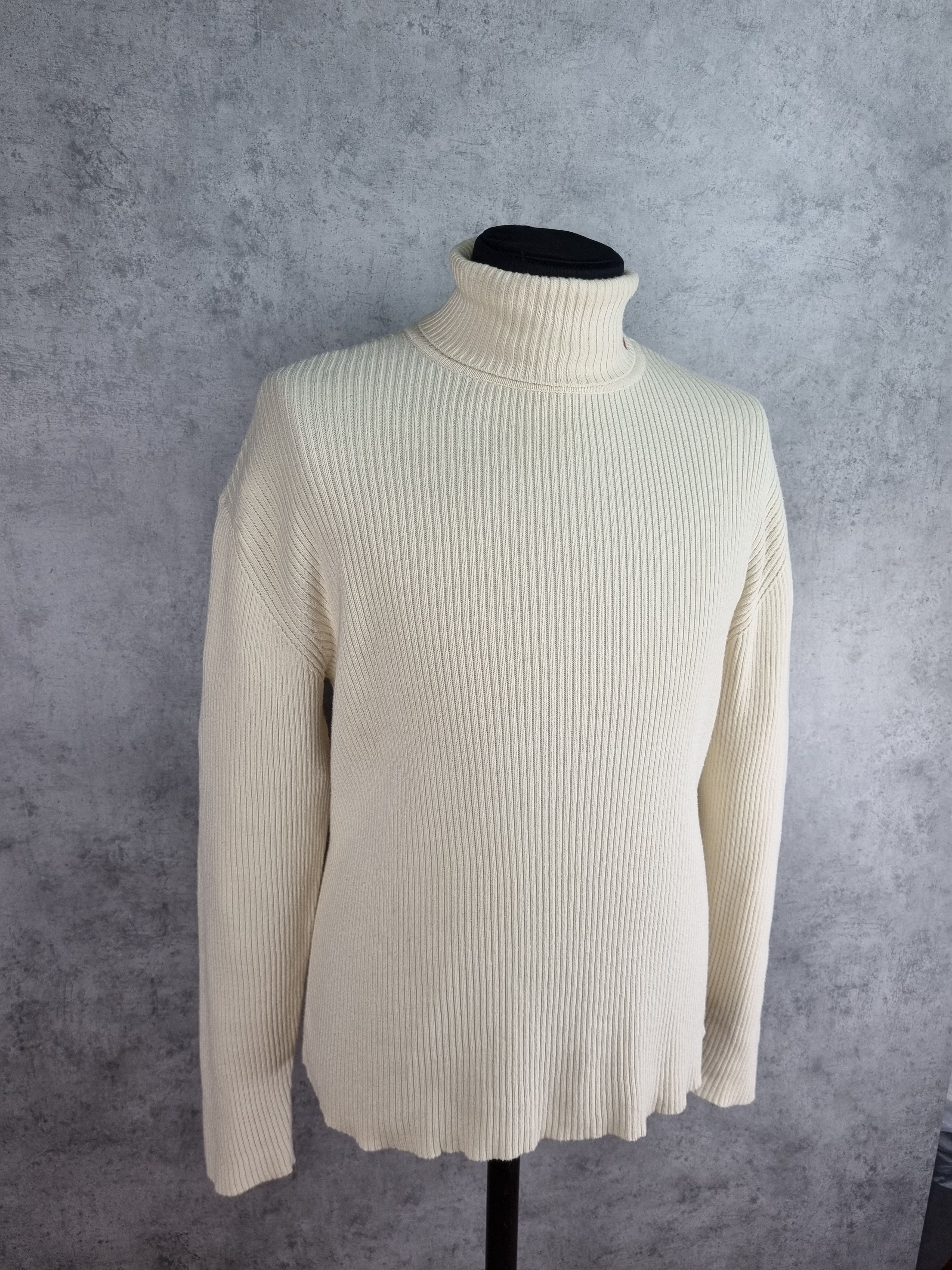 Polo Ralph Lauren × Ralph Lauren Polo Jeans Ralph Lauren Turtle Neck Pearl Color Sweater Size US L / EU 52-54 / 3 - 5 Thumbnail