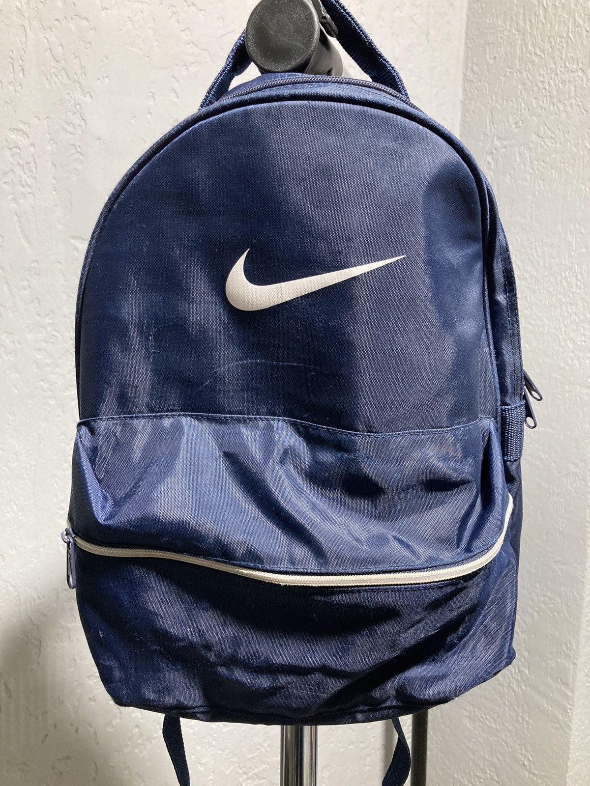 Pre-owned Backpack X Nike Vintage Nike Backpack Y2k Center Swoosh In Dark  Blue | ModeSens