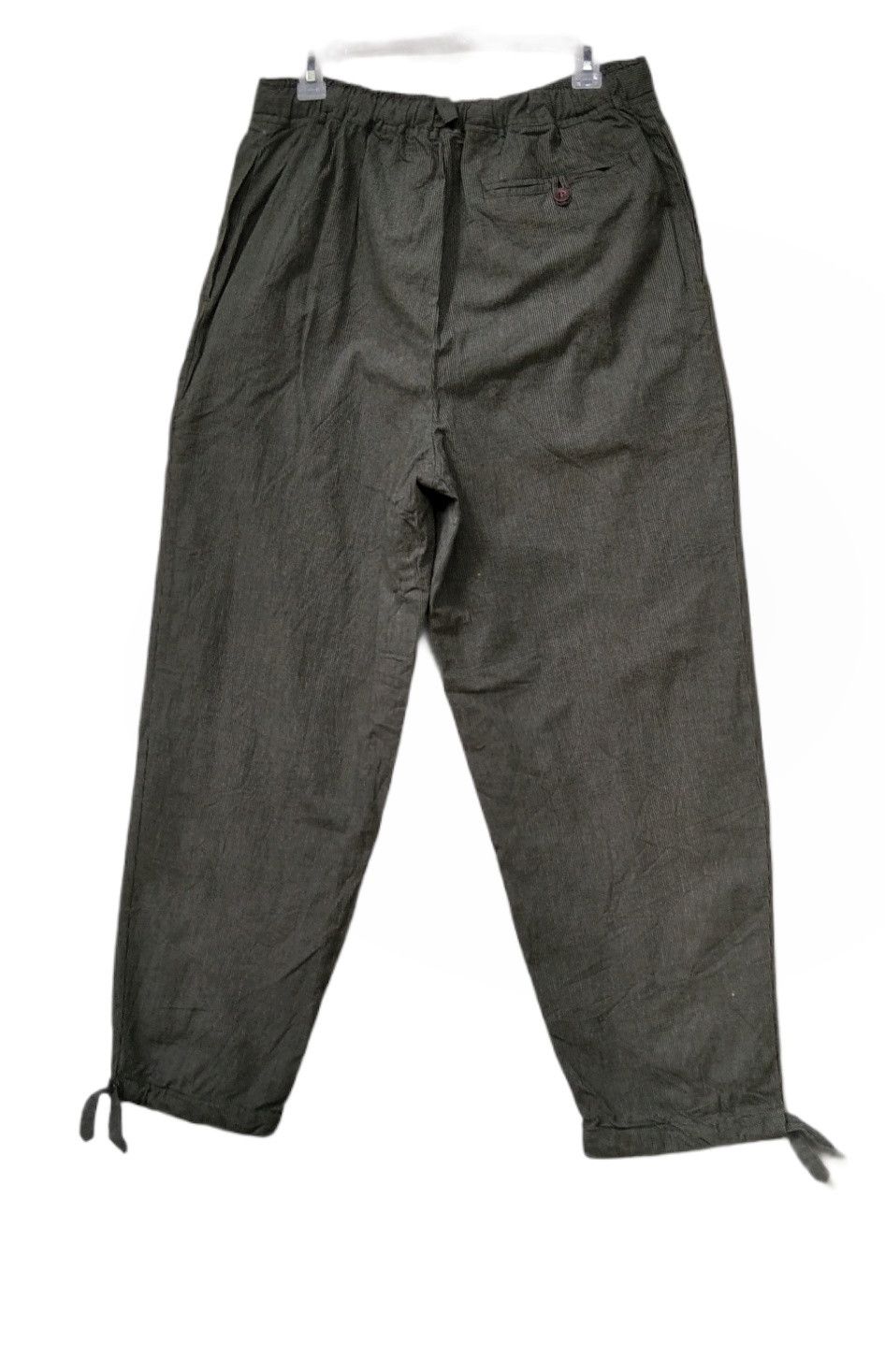 Japanese Brand × Kansai Yamamoto Vintage Kansai Striped Baggy Style Pant Size US 32 / EU 48 - 4 Thumbnail
