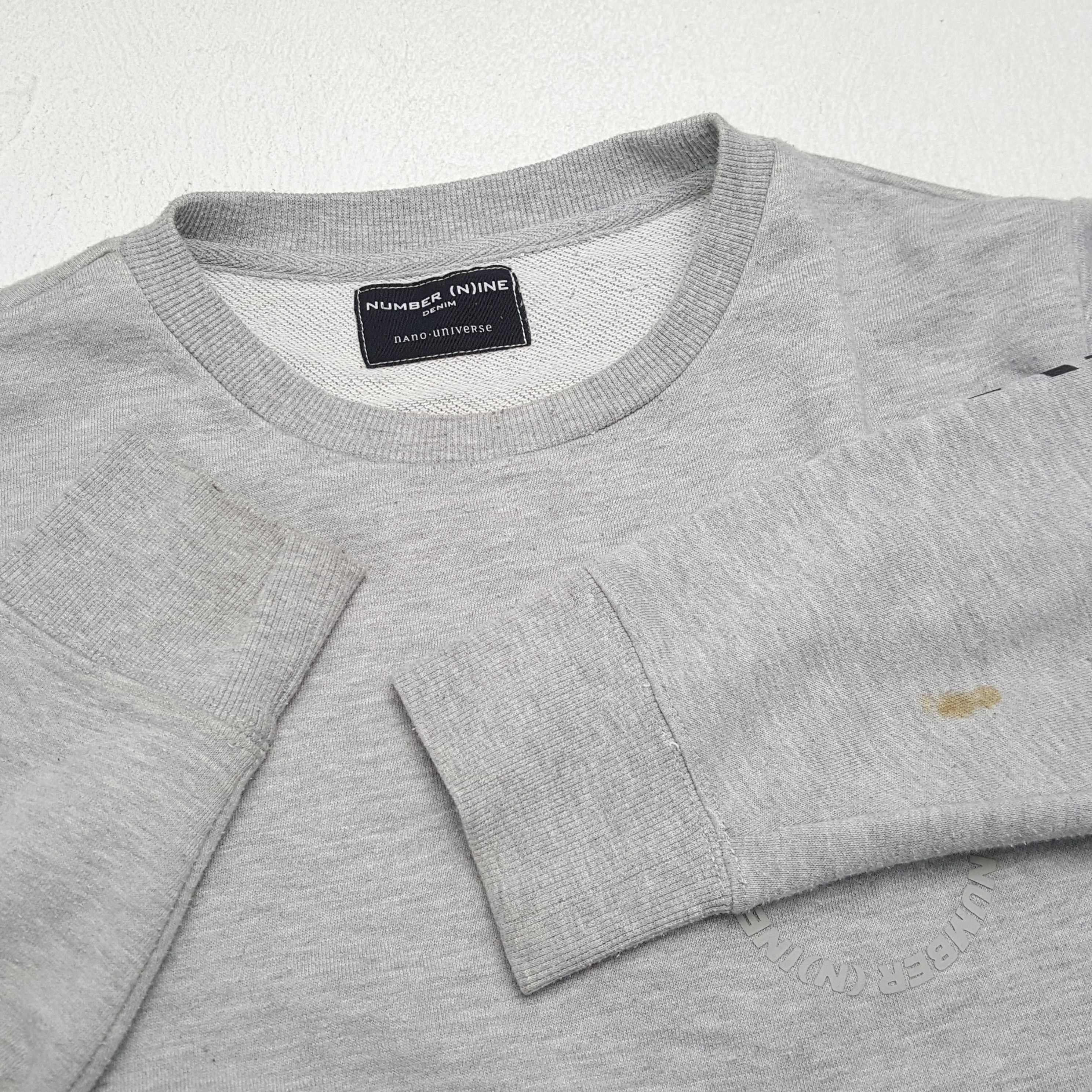 Japanese Brand × Number (N)ine × Vintage Vintage NUMBER (N)INE Japanese Brand Sweatshirts Size US M / EU 48-50 / 2 - 8 Thumbnail