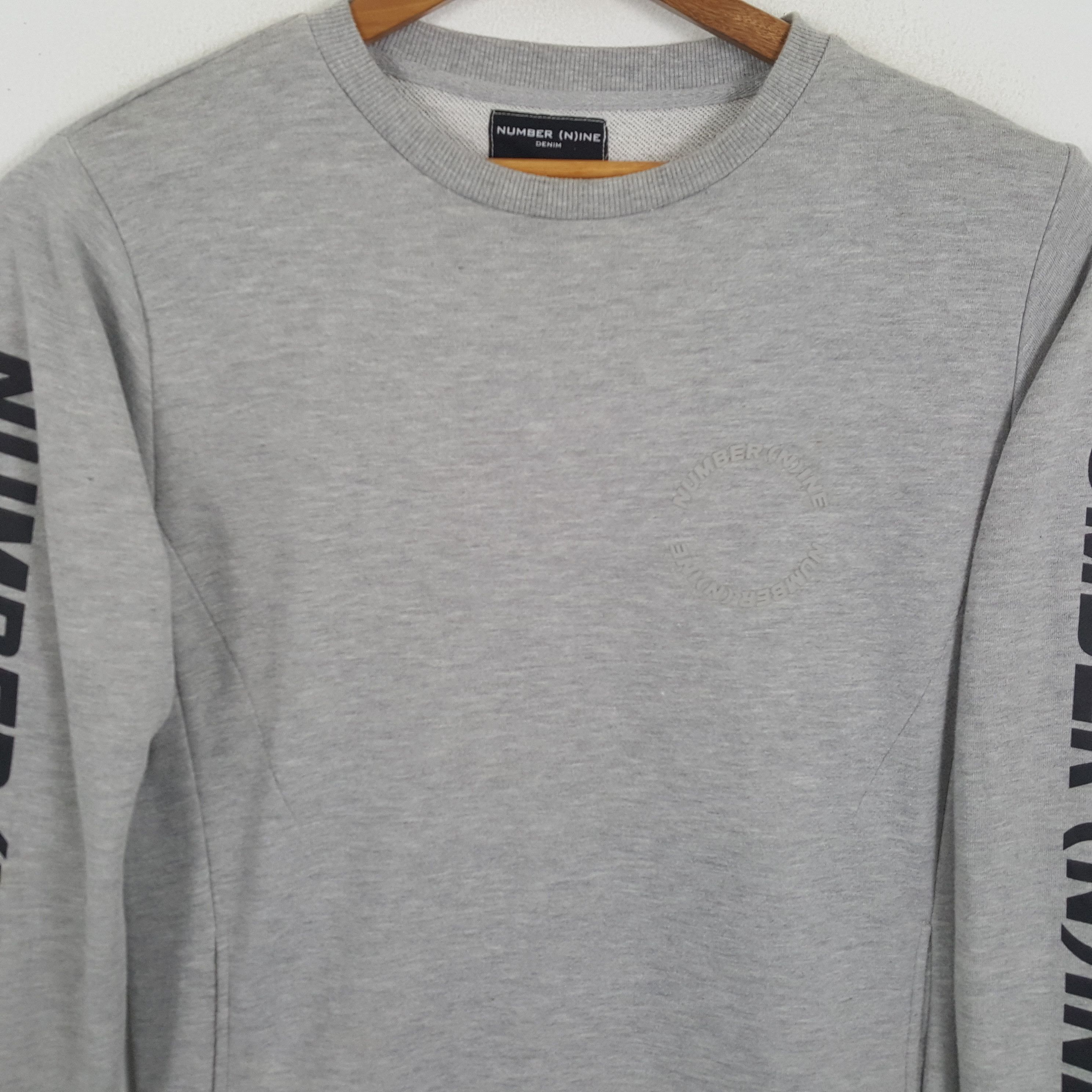Japanese Brand × Number (N)ine × Vintage Vintage NUMBER (N)INE Japanese Brand Sweatshirts Size US M / EU 48-50 / 2 - 2 Thumbnail