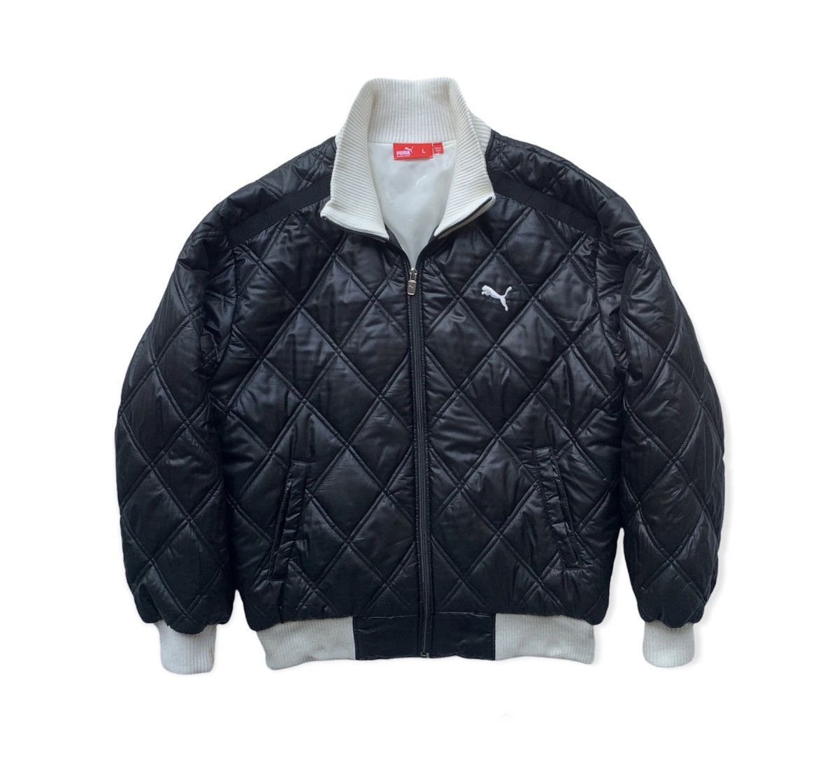 Puma 🔥PUMA QUILTED PUFFER BOMBER JACKET Size US L / EU 52-54 / 3 - 3 Thumbnail
