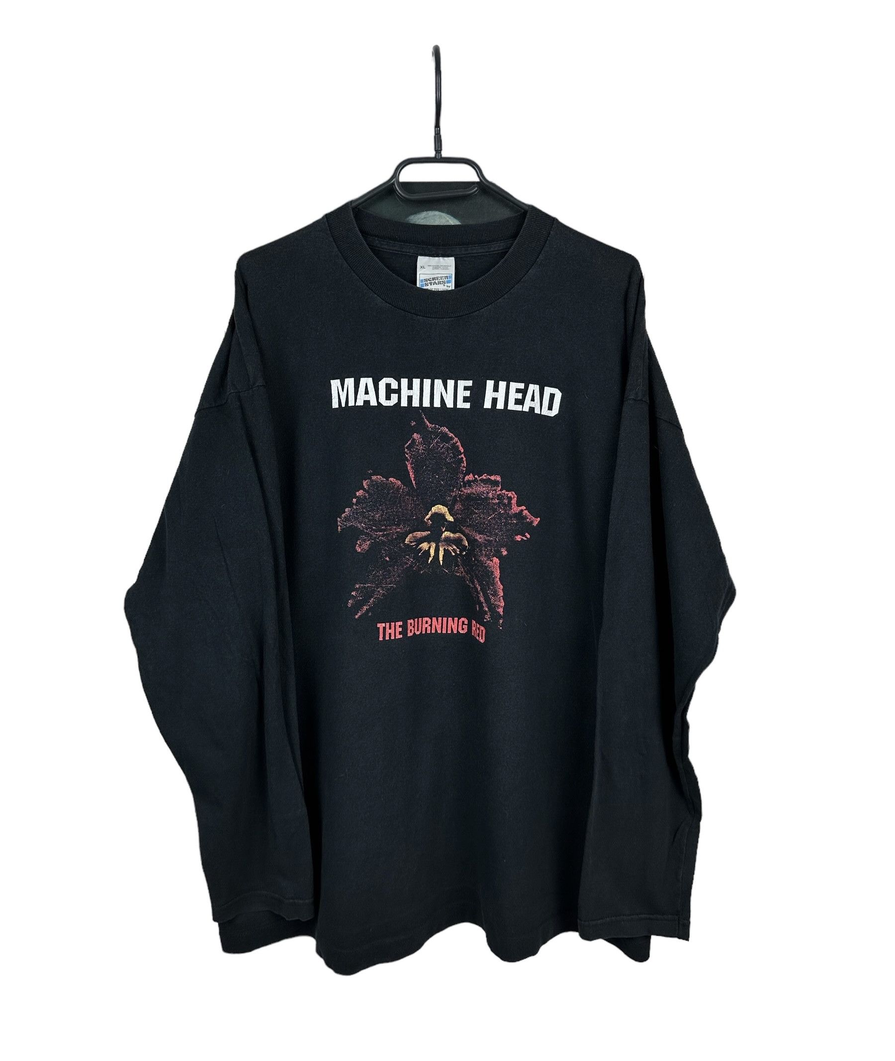 MACHINE HEAD t-shirt burning red 90's VTG Machine Head The Burning