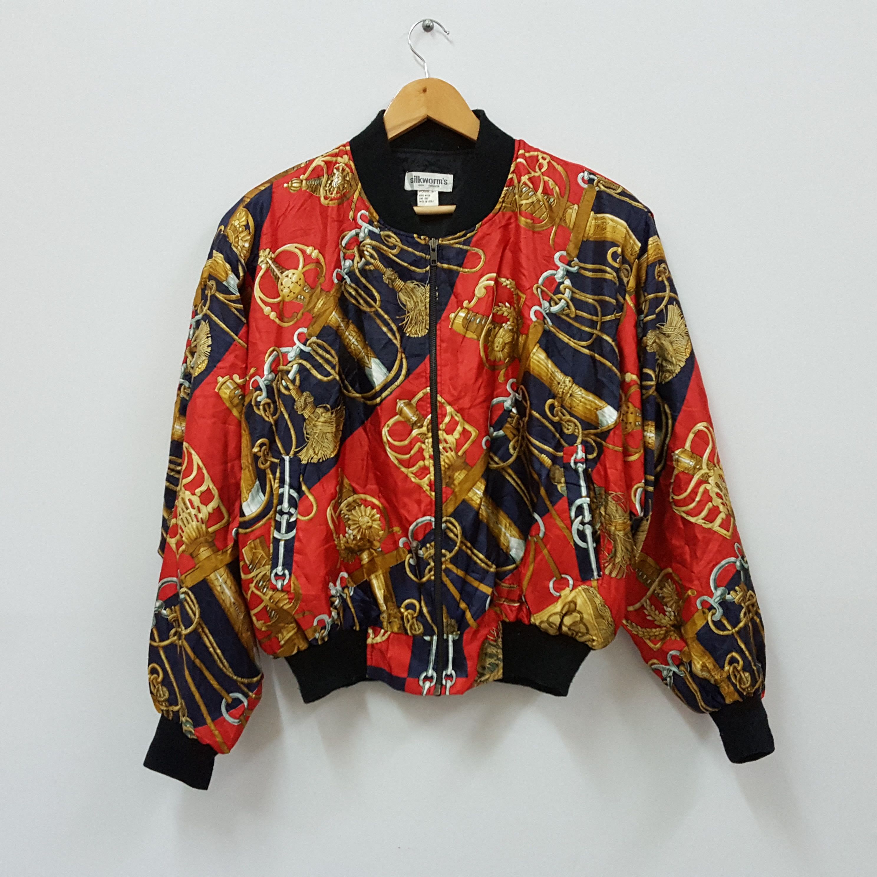 Japanese Brand × Vintage Vintage Japanese Italian style nice design bombers jacket Size US M / EU 48-50 / 2 - 1 Thumbnail