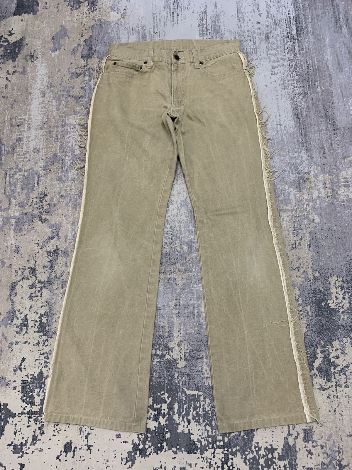 Nicole Club Monsieur Nicole Club For Men Archive Pants Raw Edge Flared Size US 30 / EU 46 - 1 Thumbnail