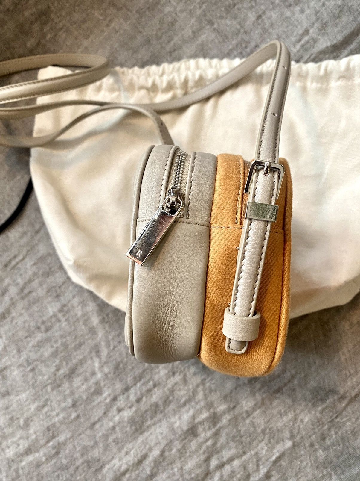 The Row The row bicolor mini twin leather bag Size ONE SIZE - 4 Thumbnail