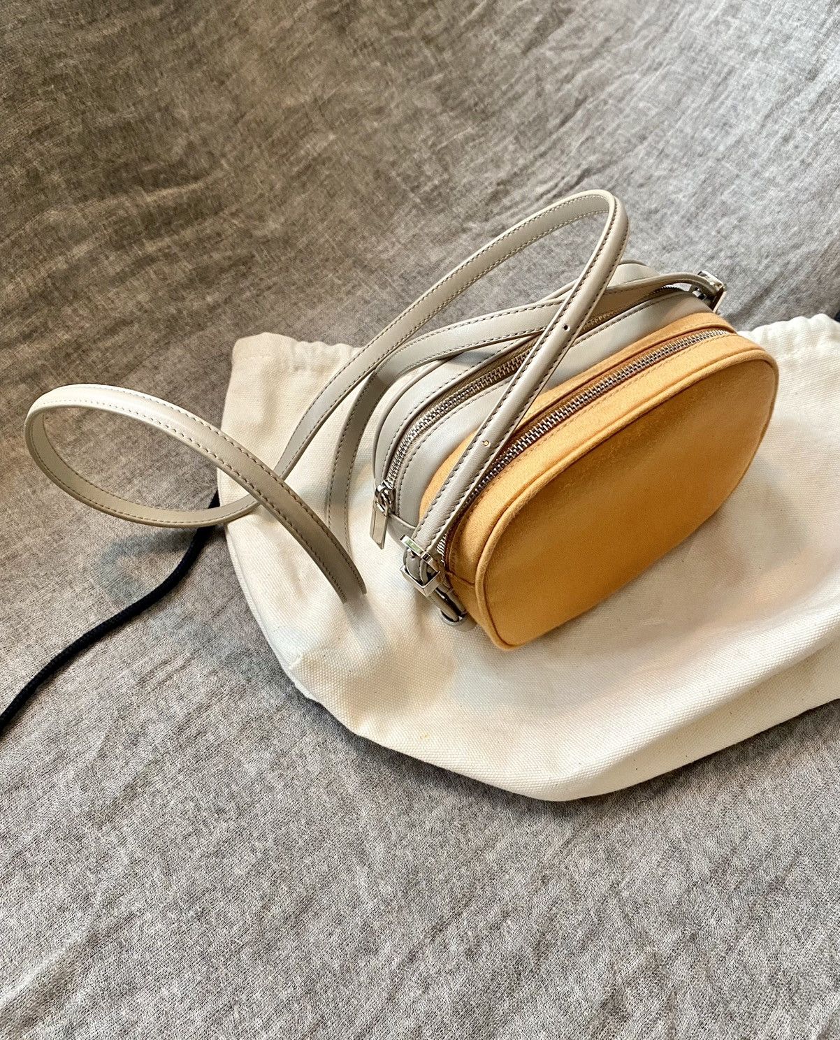 The Row The row bicolor mini twin leather bag Size ONE SIZE - 10 Thumbnail