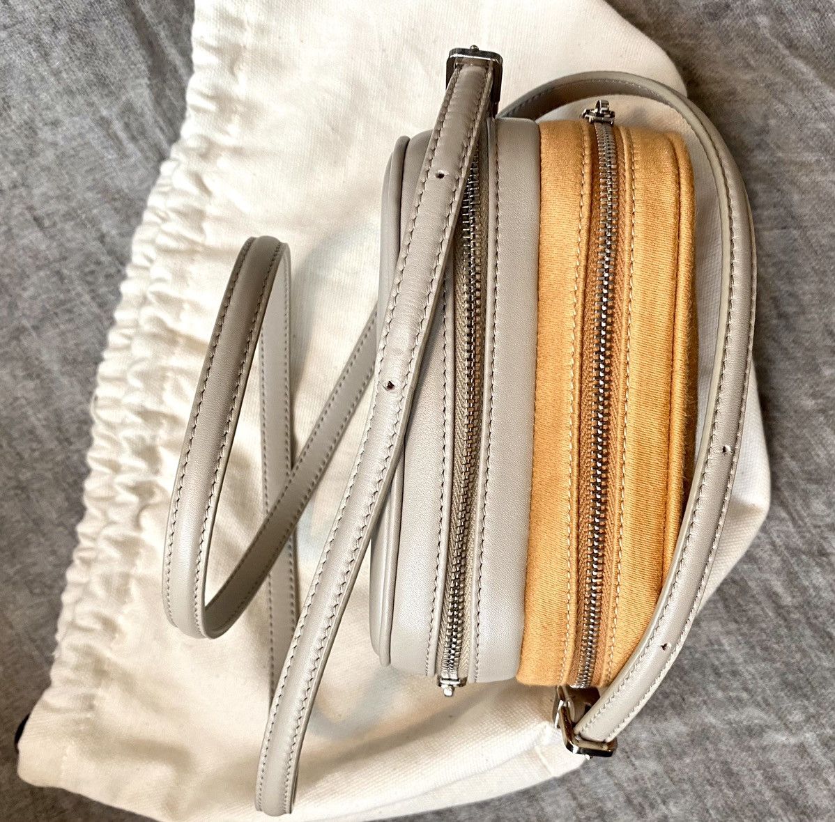 The Row The row bicolor mini twin leather bag Size ONE SIZE - 7 Thumbnail