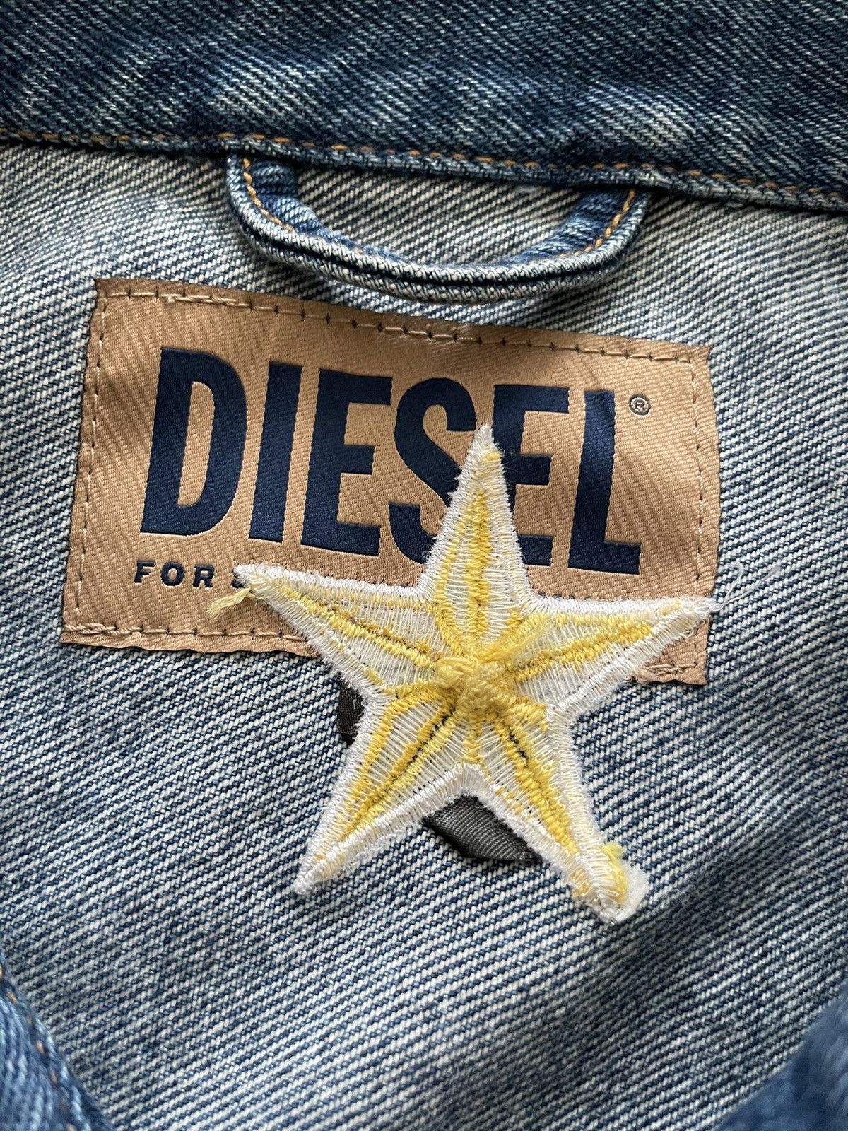 Diesel × Eric Emanuel Eric Emmanuel Diesel Denim Jacket Denim / Orange Size US XL / EU 56 / 4 - 3 Thumbnail