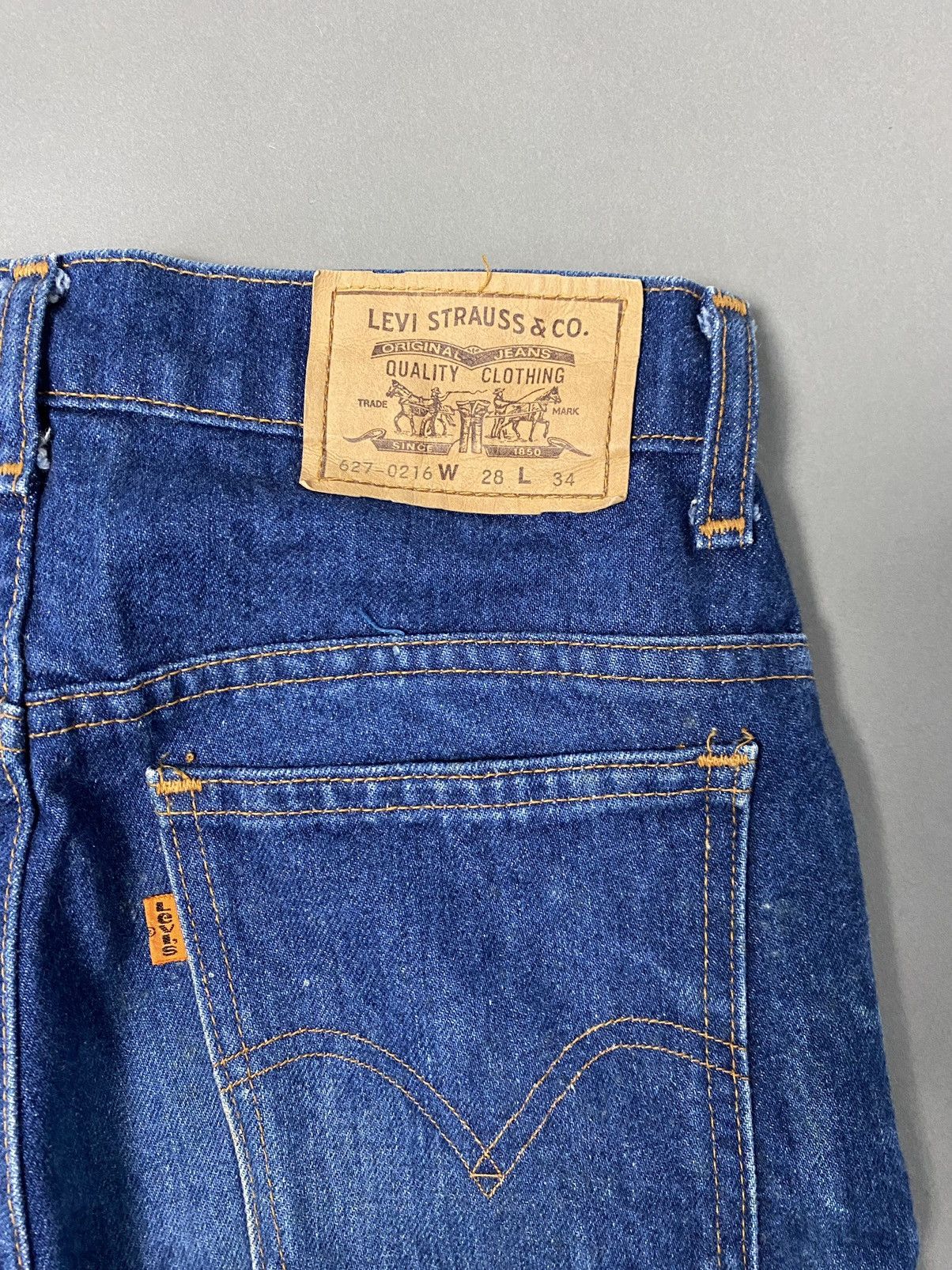 Levi's × Vintage 90s Levi’s 627-0216 vintage blue jeans orange tab denim pant Size US 28 / EU 44 - 3 Thumbnail