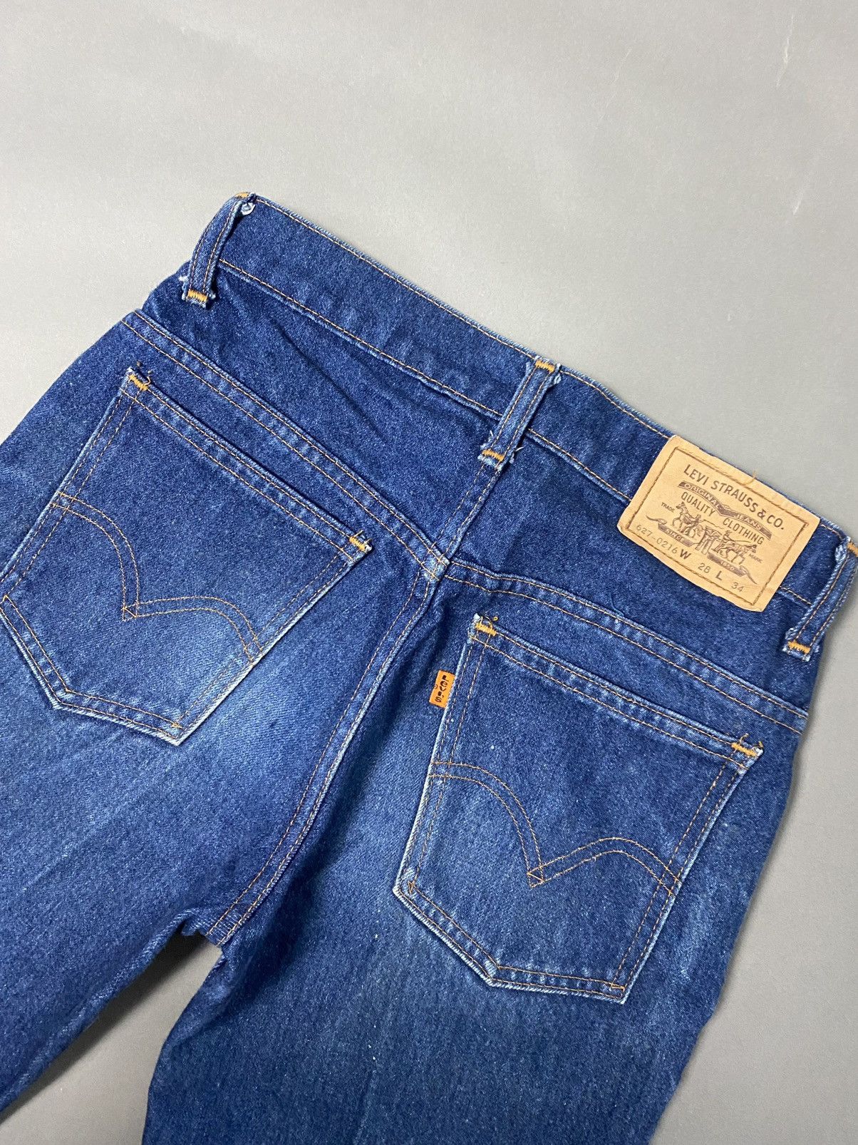 Levi's × Vintage 90s Levi’s 627-0216 vintage blue jeans orange tab denim pant Size US 28 / EU 44 - 1 Thumbnail