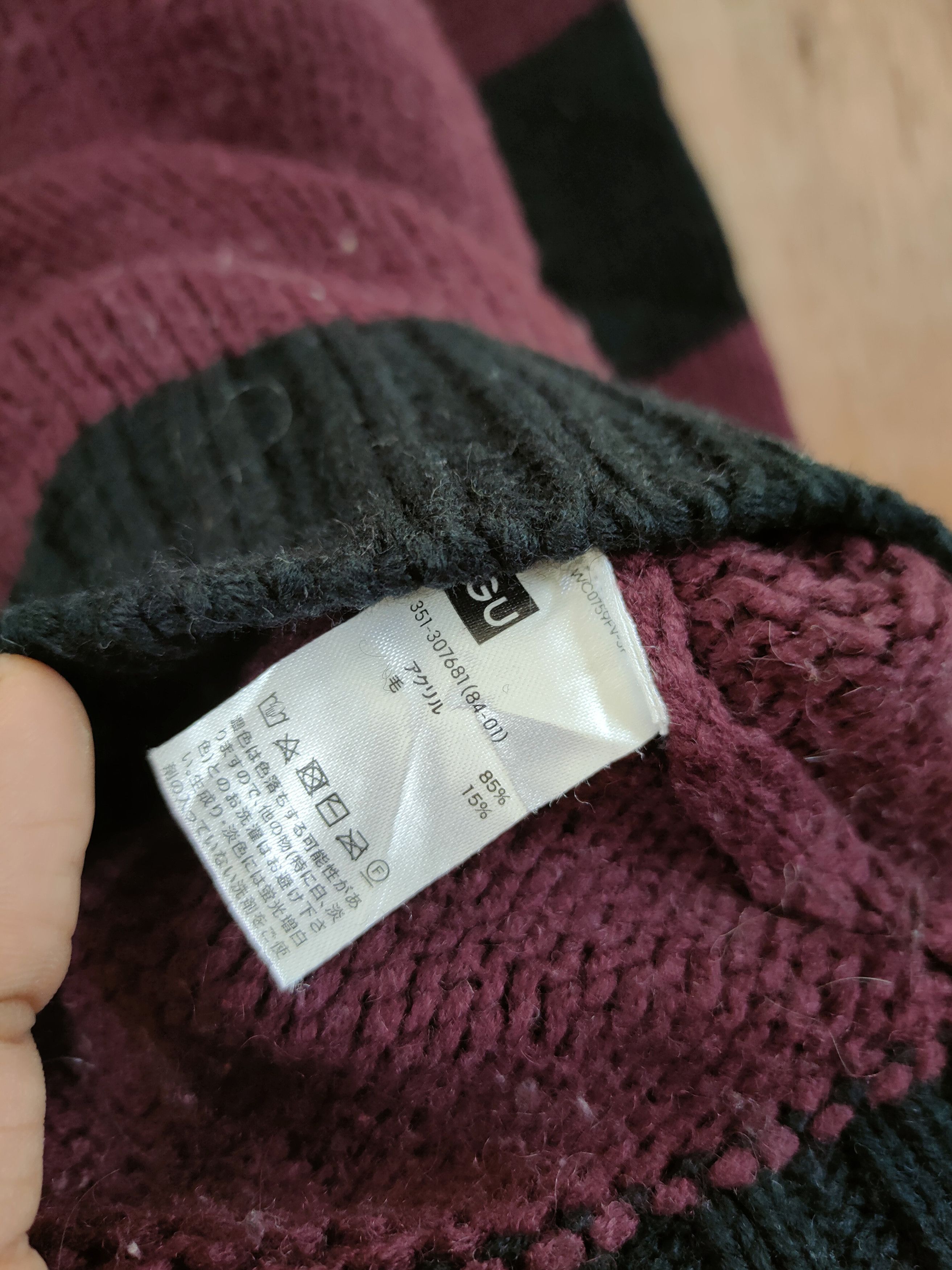 Homespun Knitwear DL Japan stripe knitwear like kurt cobain #46-565 Size US M / EU 48-50 / 2 - 6 Thumbnail