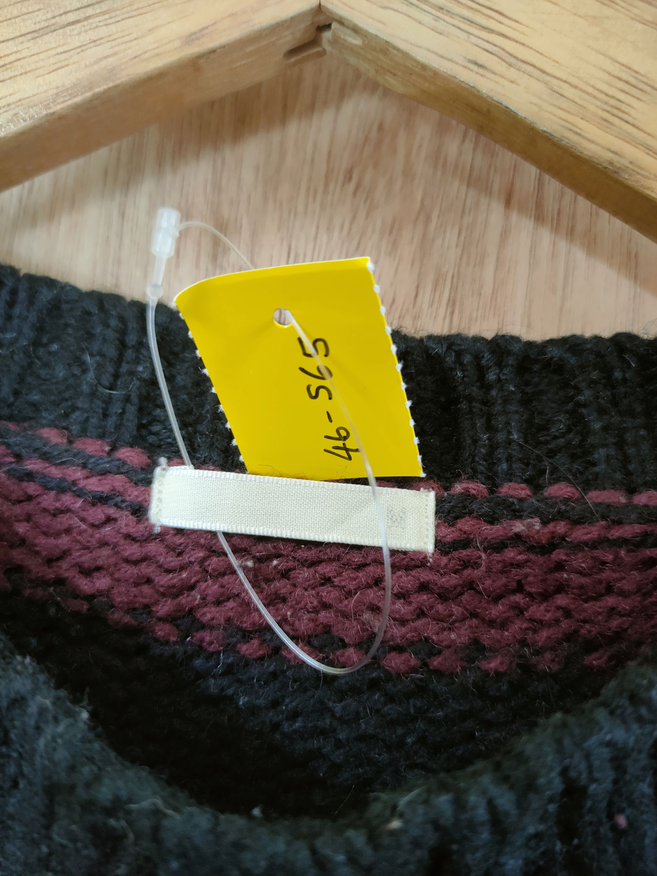 Homespun Knitwear DL Japan stripe knitwear like kurt cobain #46-565 Size US M / EU 48-50 / 2 - 4 Thumbnail