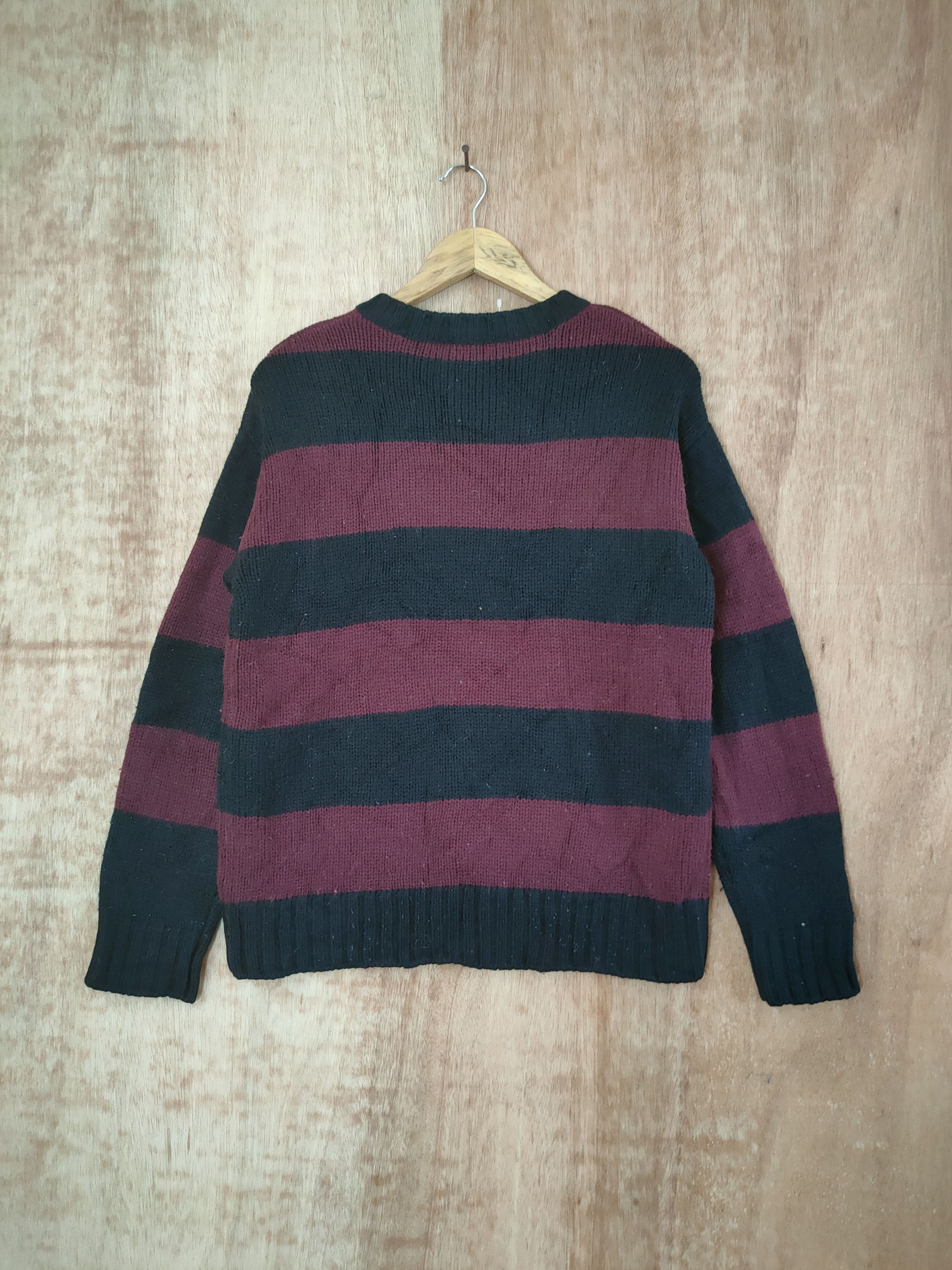 Homespun Knitwear DL Japan stripe knitwear like kurt cobain #46-565 Size US M / EU 48-50 / 2 - 7 Thumbnail
