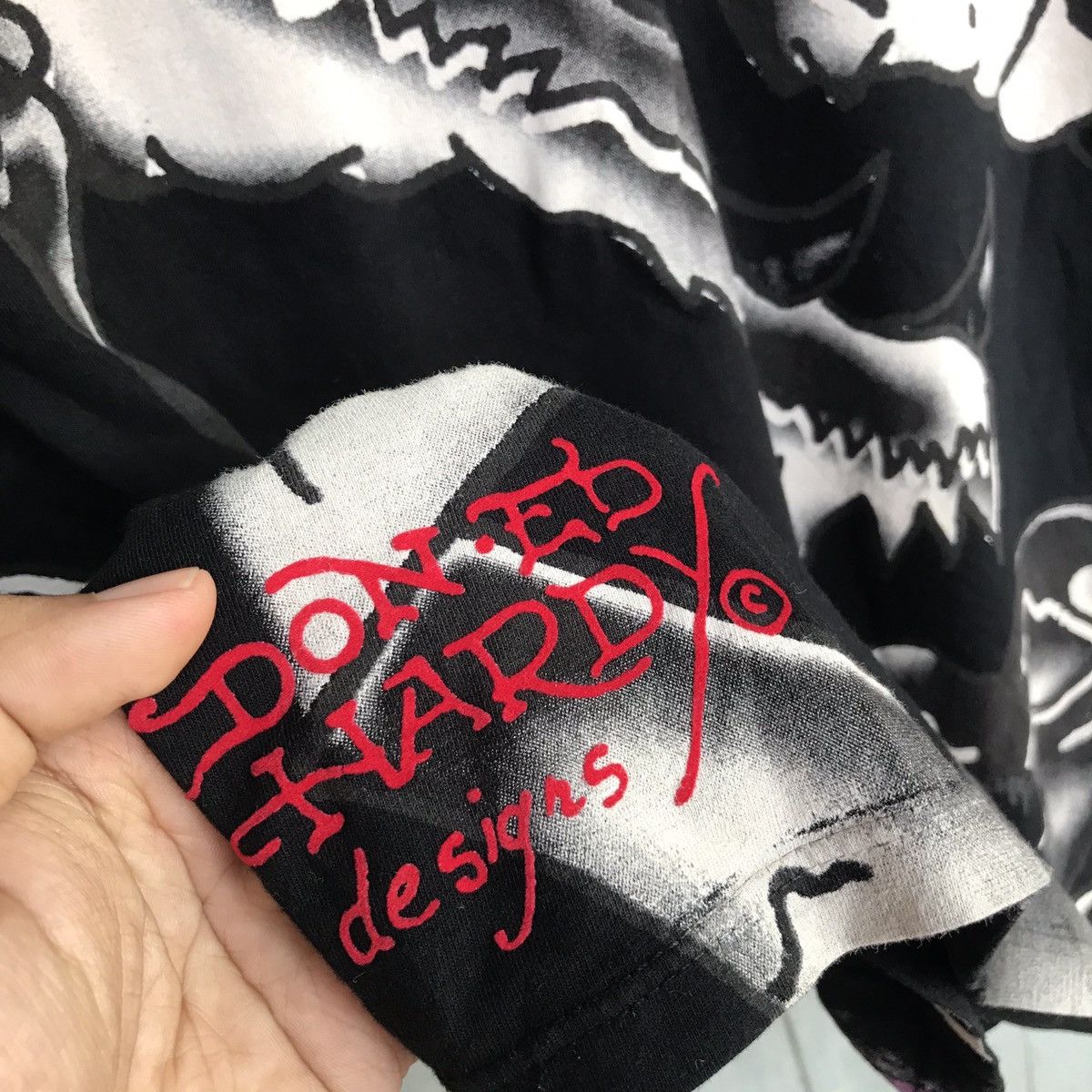 Christian Audigier × Ed Hardy 🔥ED HARDY ALLOVER PRINT Size US L / EU 52-54 / 3 - 7 Thumbnail