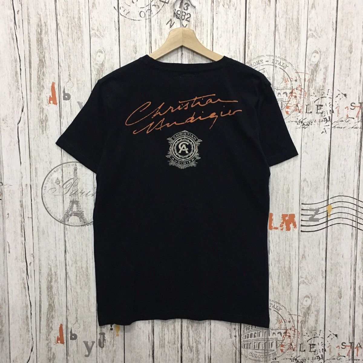 Christian Audigier × Ed Hardy 🔥CHRISTIAN AUDIGIER men clothing t shirt Size US M / EU 48-50 / 2 - 2 Thumbnail