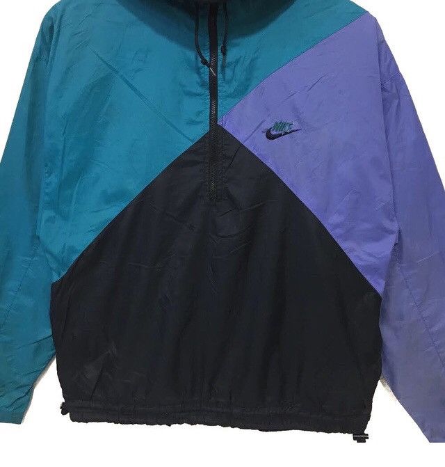 Nike × Vintage 🔥Vintage NIKE colour Block Windbraker Size US M / EU 48-50 / 2 - 4 Thumbnail