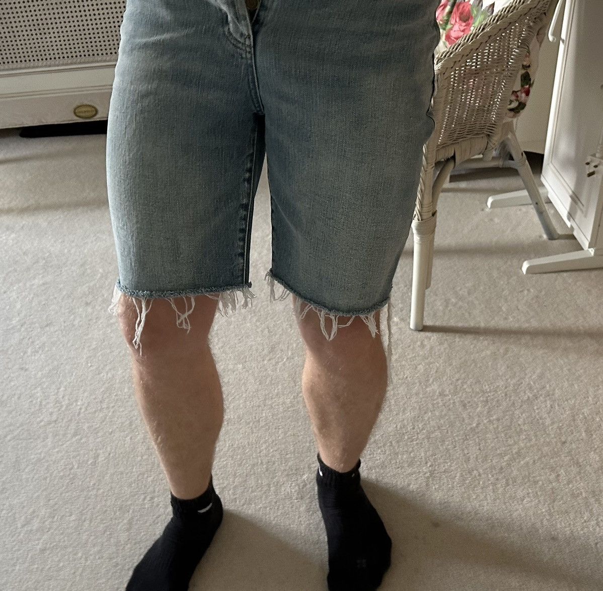 Saint Laurent Paris $519 SS21 Saint Laurent raw hem shorts 29 Size US 29 - 4 Thumbnail