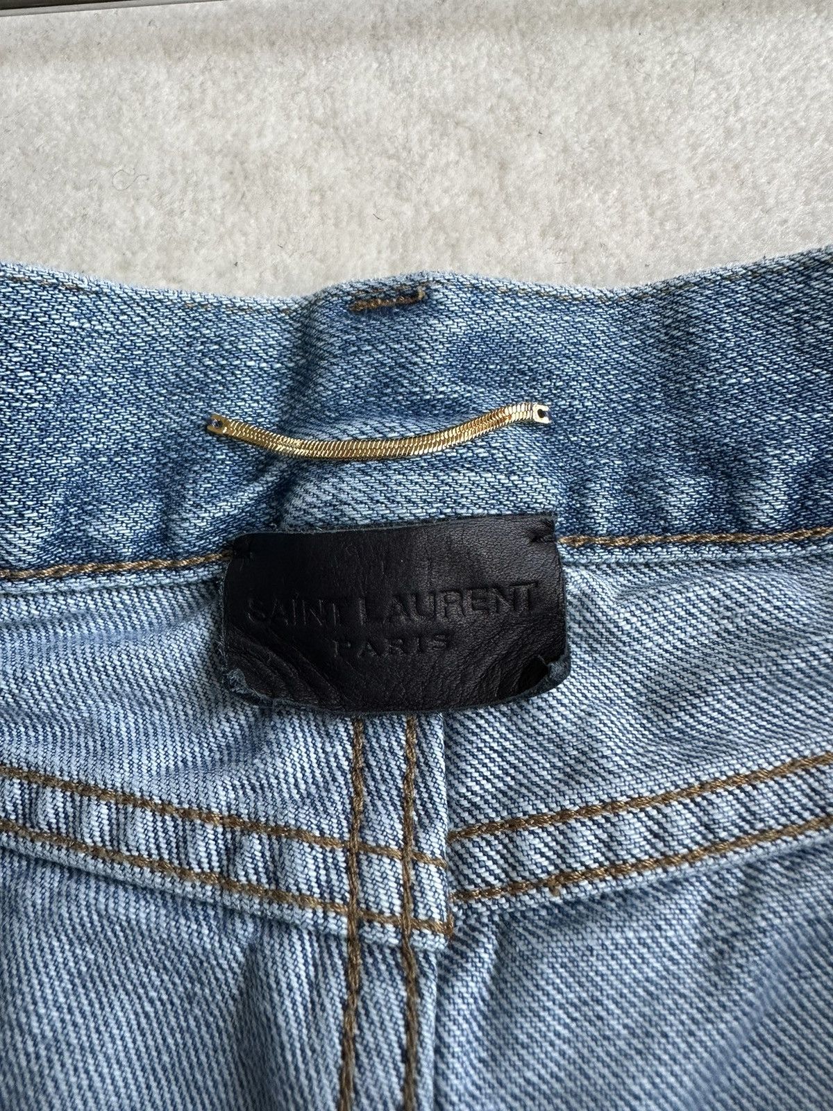 Saint Laurent Paris $519 SS21 Saint Laurent raw hem shorts 29 Size US 29 - 18 Thumbnail