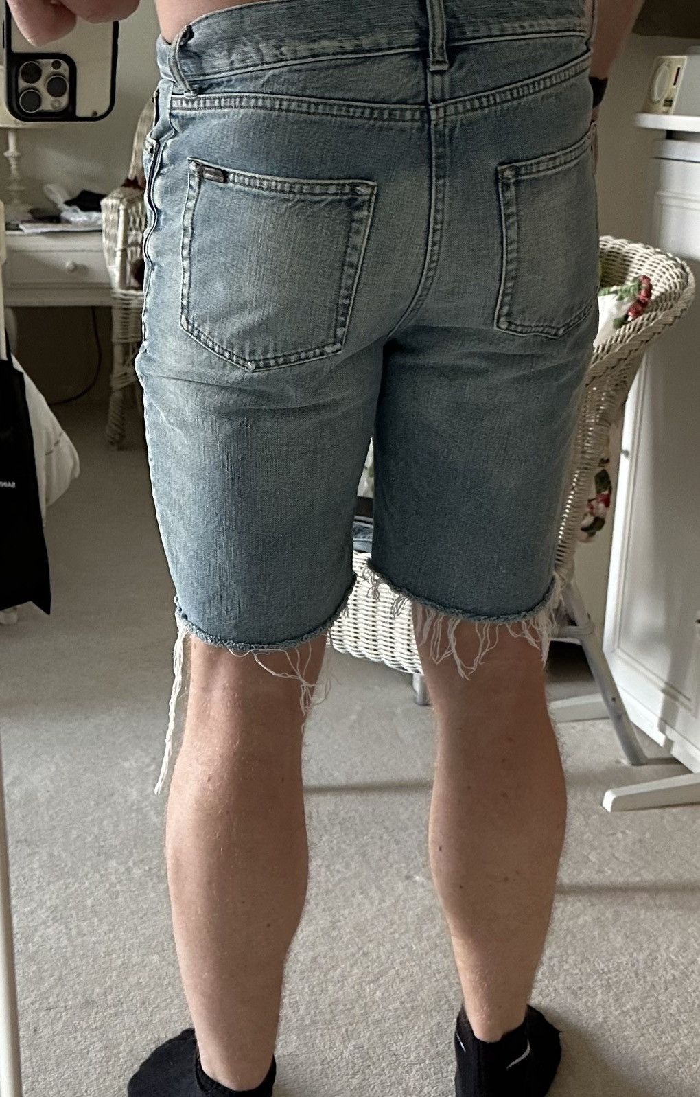Saint Laurent Paris $519 SS21 Saint Laurent raw hem shorts 29 Size US 29 - 6 Thumbnail