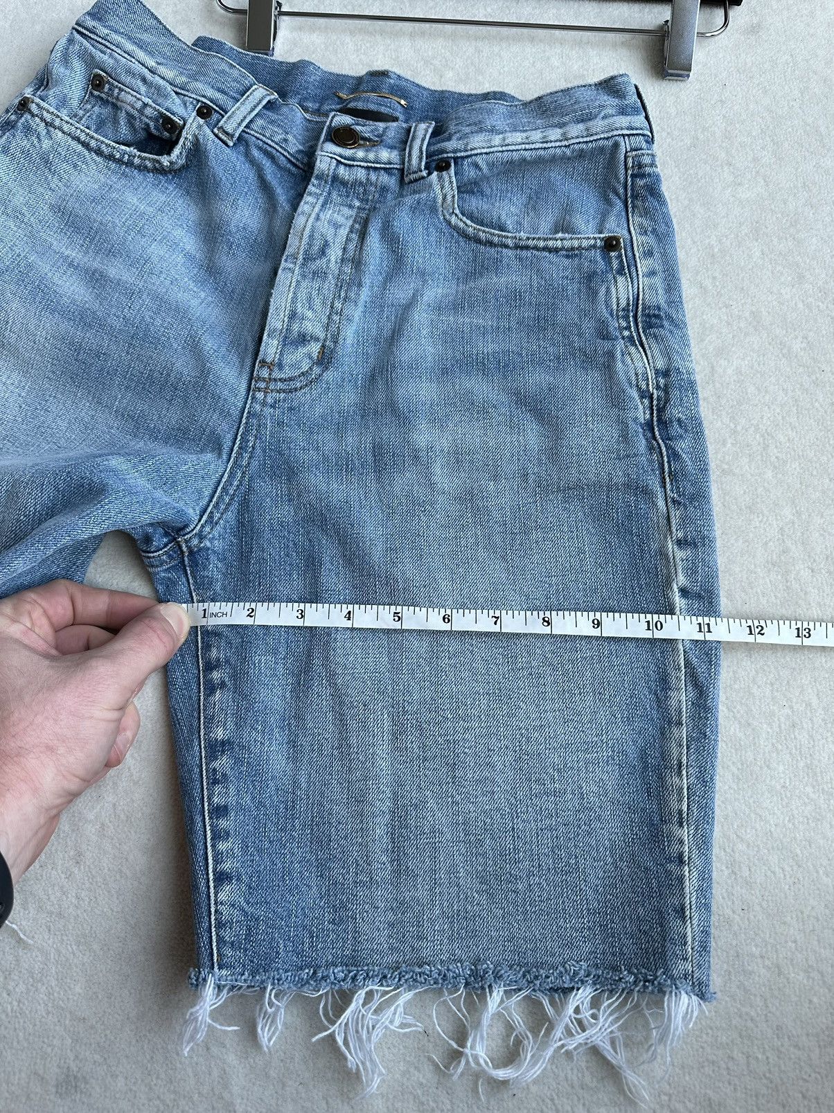 Saint Laurent Paris $519 SS21 Saint Laurent raw hem shorts 29 Size US 29 - 10 Thumbnail
