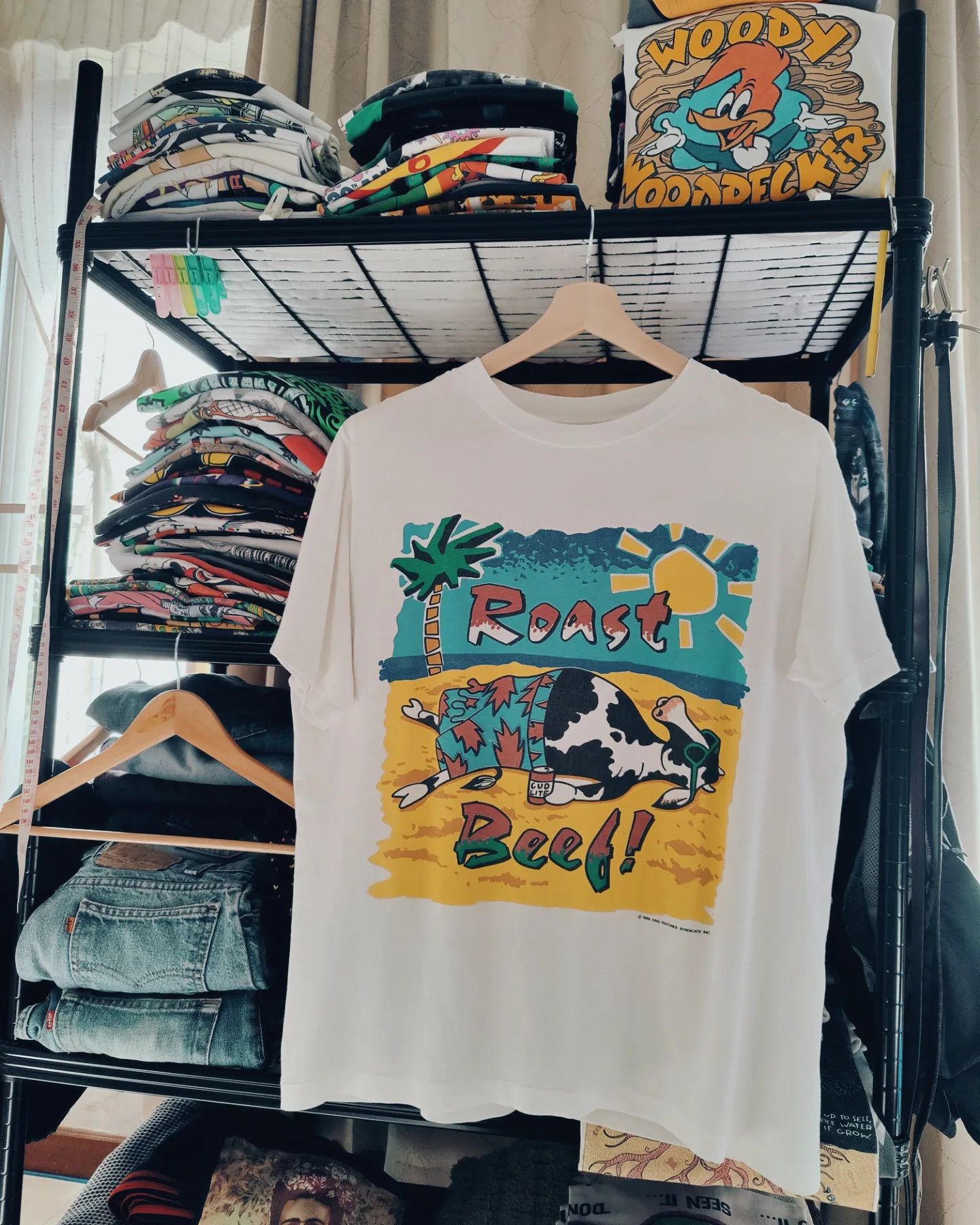 Vintage 1989 Roast Beef 🐄 King Features Syndicate, Inc. Size US L / EU 52-54 / 3 - 1 Thumbnail
