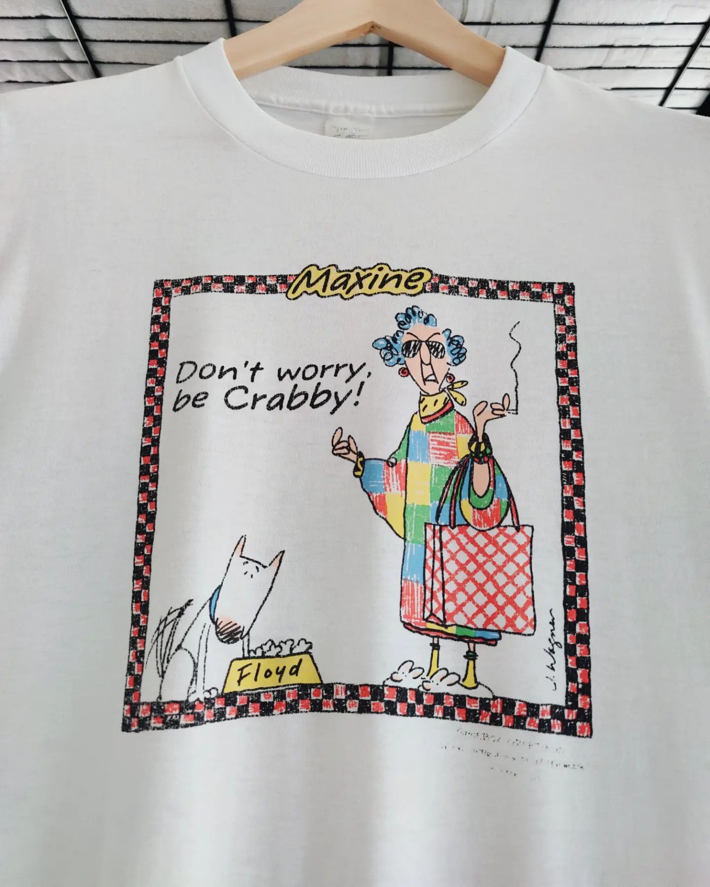 Vintage True​ vintage 80s - Maxine & Floyd by John Wagner Size US XL / EU 56 / 4 - 5 Thumbnail