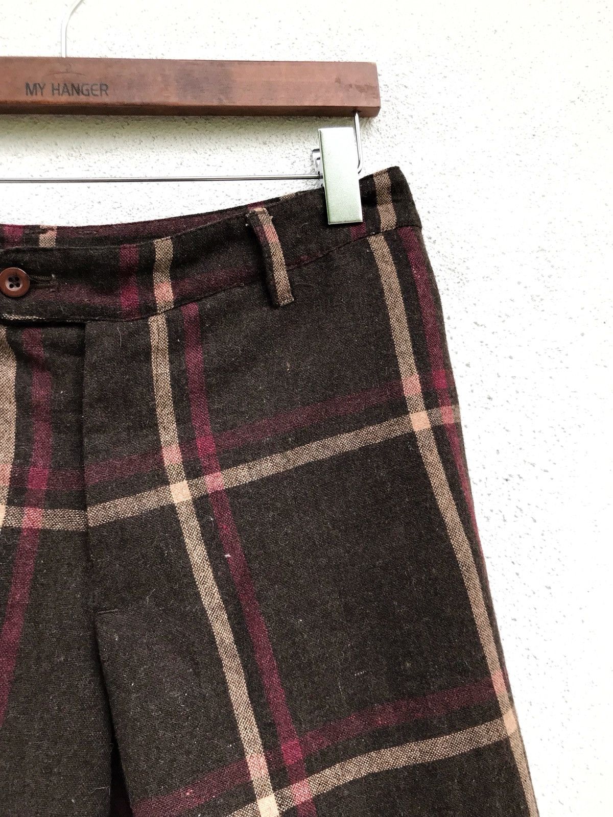 Japanese Brand Japanese Brand A.R.W Checked Wool Plaid Tartan Short Pants Size US 29 - 4 Thumbnail