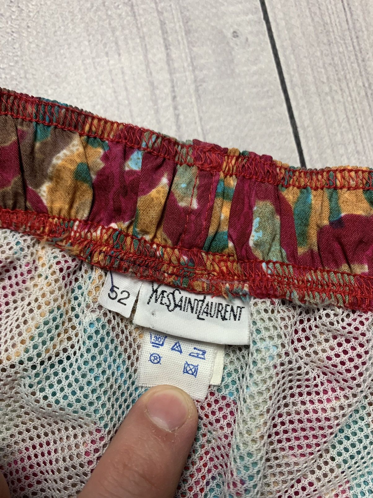 Vintage × Yves Saint Laurent Vintage Luxury Yves Saint Laurent crazy shorts rare size L Size US 33 - 3 Thumbnail