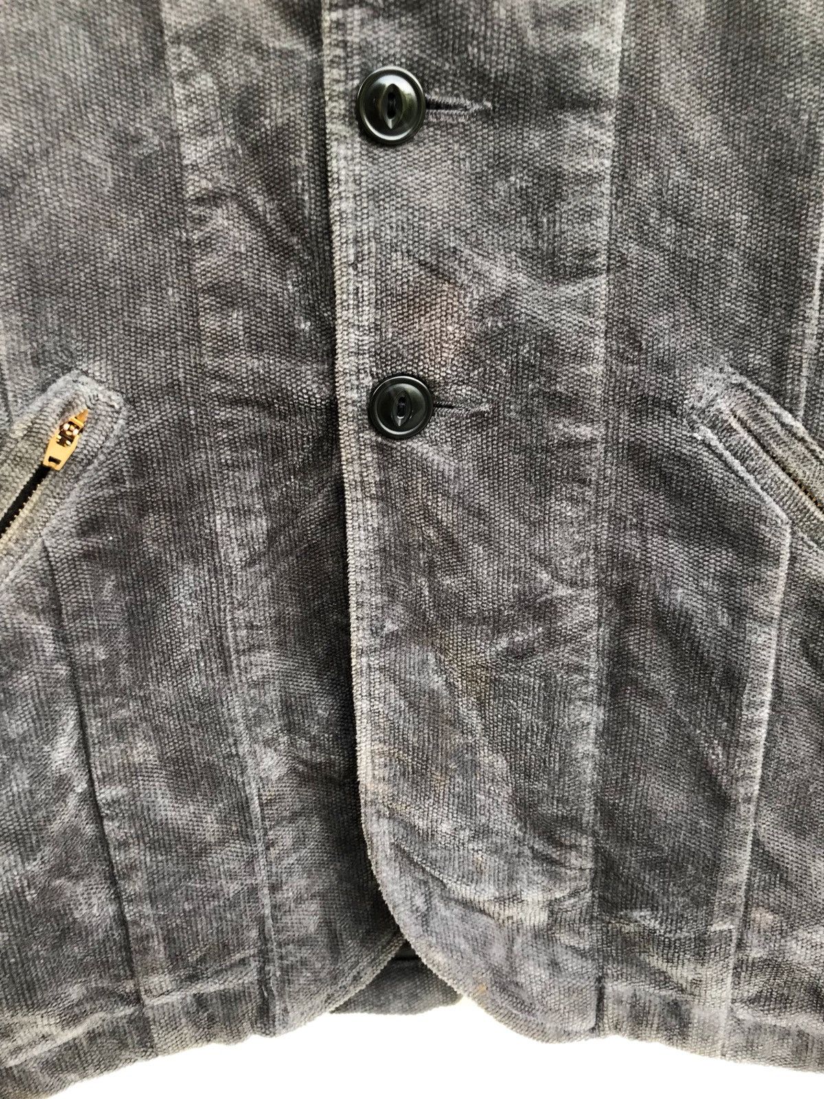 Designer × Japanese Brand × Velvet Made In Japan Ancient Age Velvet Zipper Button Jacket Size US M / EU 48-50 / 2 - 11 Thumbnail